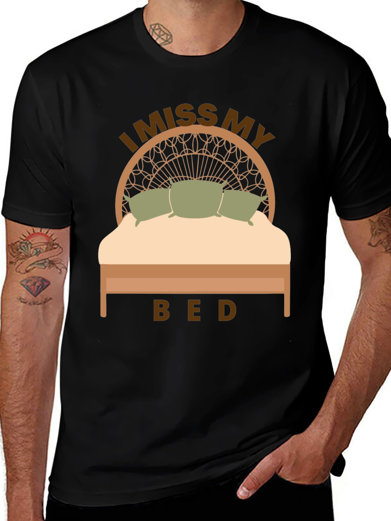 I Miss My Bed T-Shirt - Comfort & Style