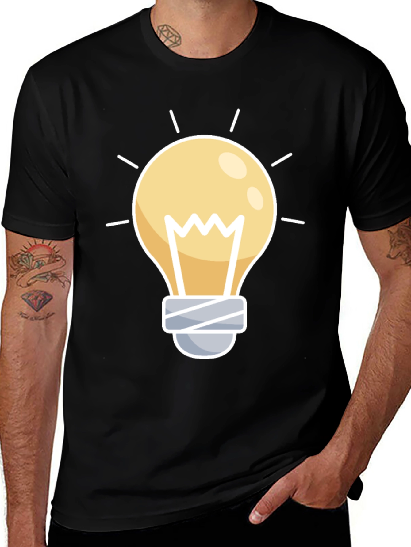 Variant 26 of Bright Idea T-Shirt - Mens Graphic Tee