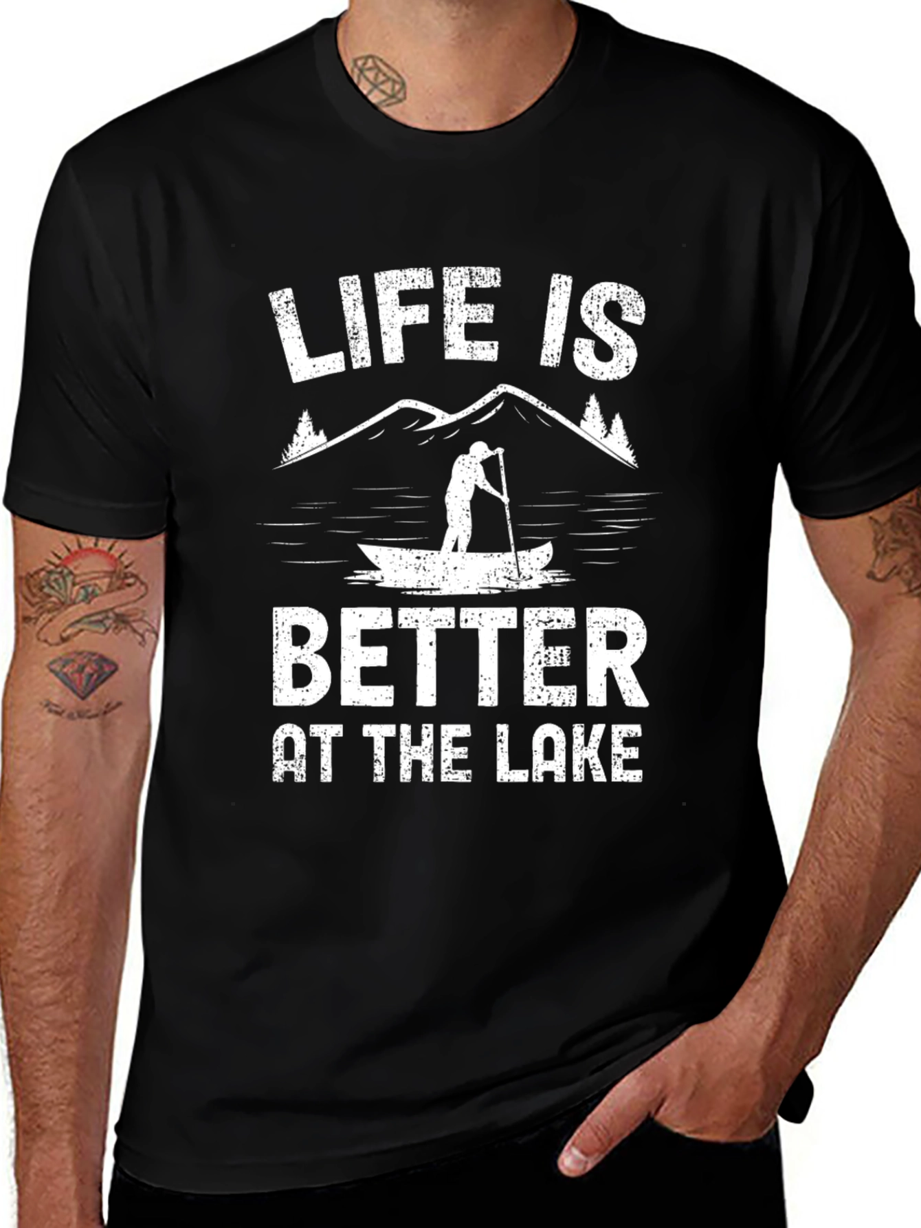 Variant 24 of Life is Better at the Lake Graphic Tee