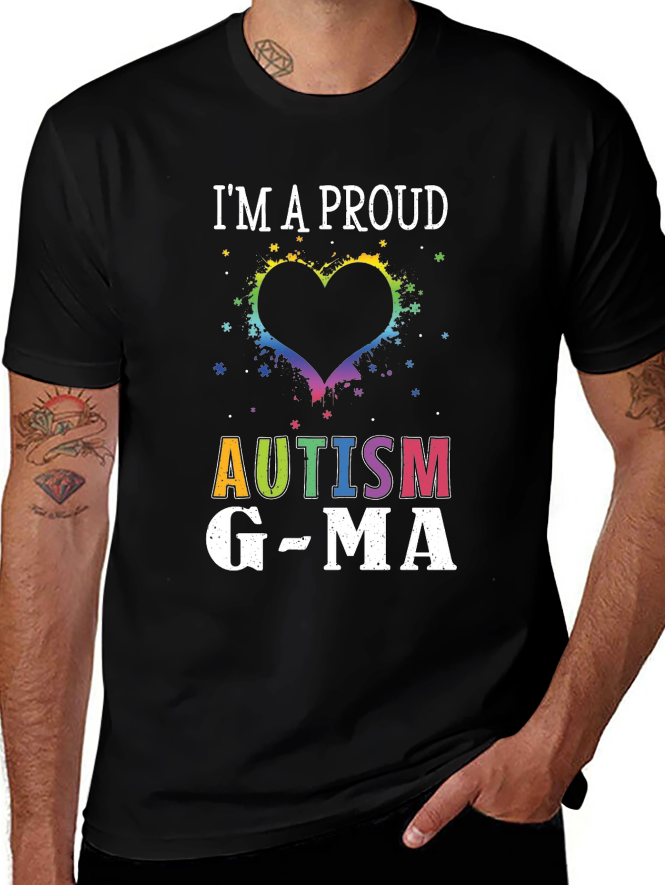 Variant 29 of Proud Autism G-Ma T-Shirt