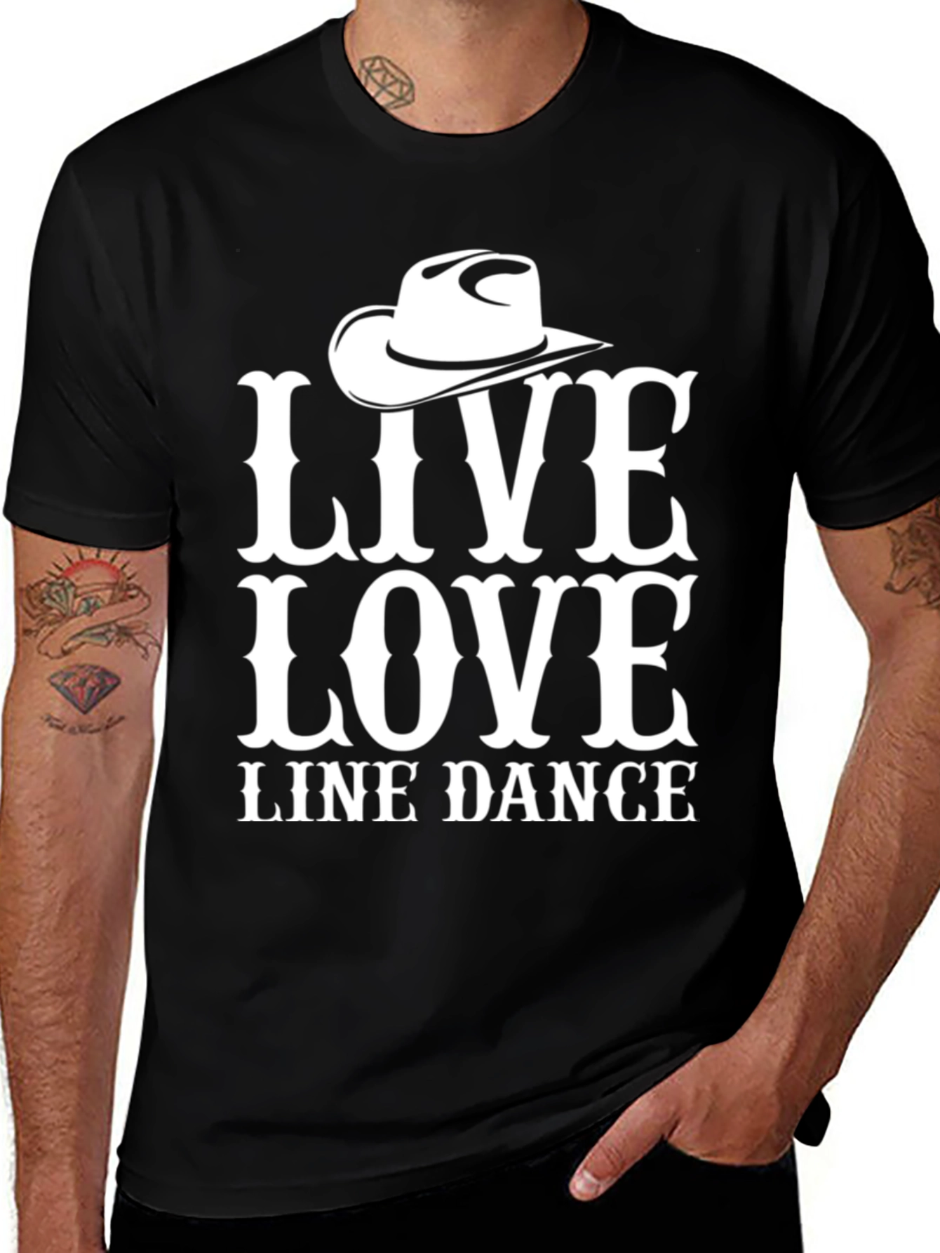 Variant 5 of Live Love Line Dance T-Shirt