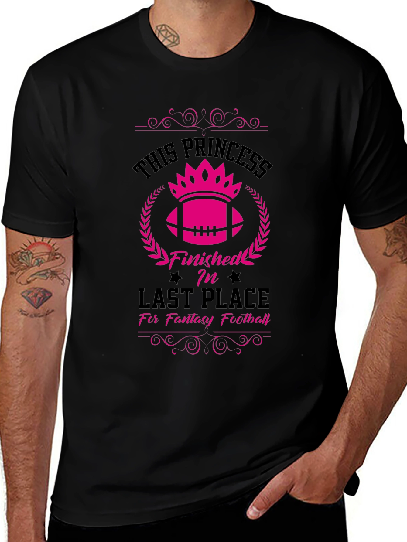 Variant 16 of Funny Fantasy Football Princess T-Shirt