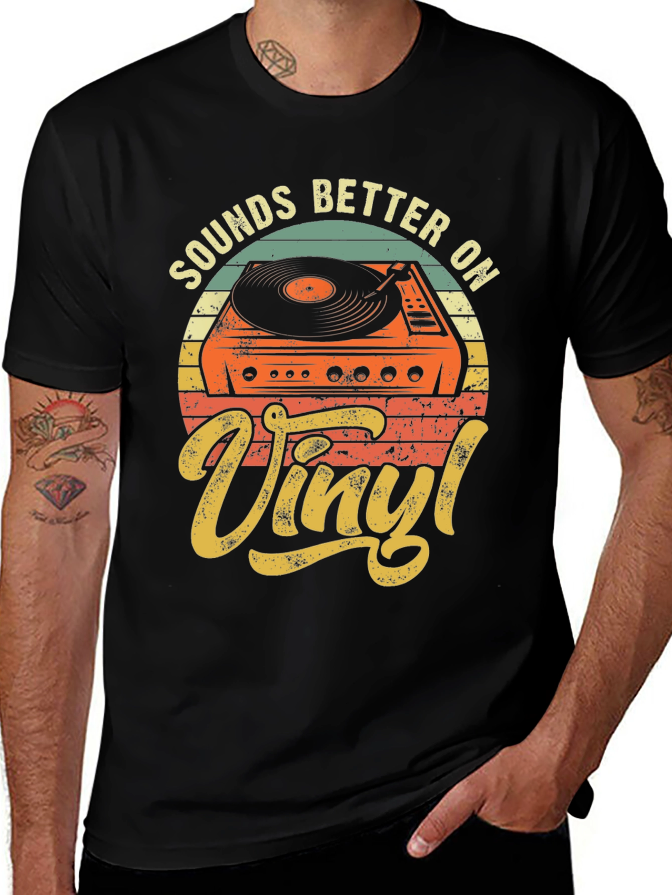Variant 19 of Sounds Better On Vinyl T-Shirt