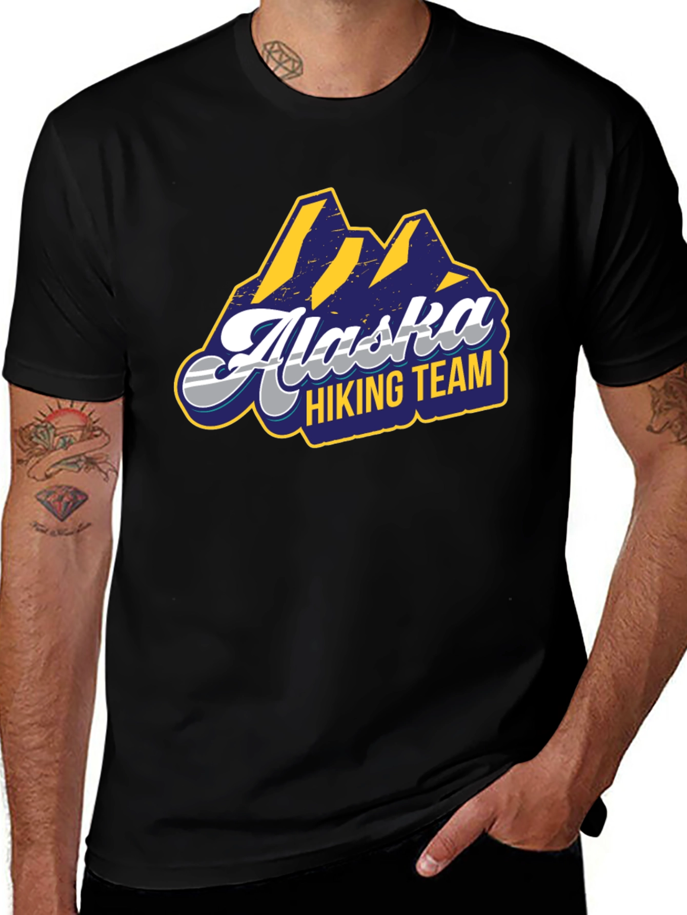 Variant 21 of Alaska Hiking Team Graphic T-Shirt