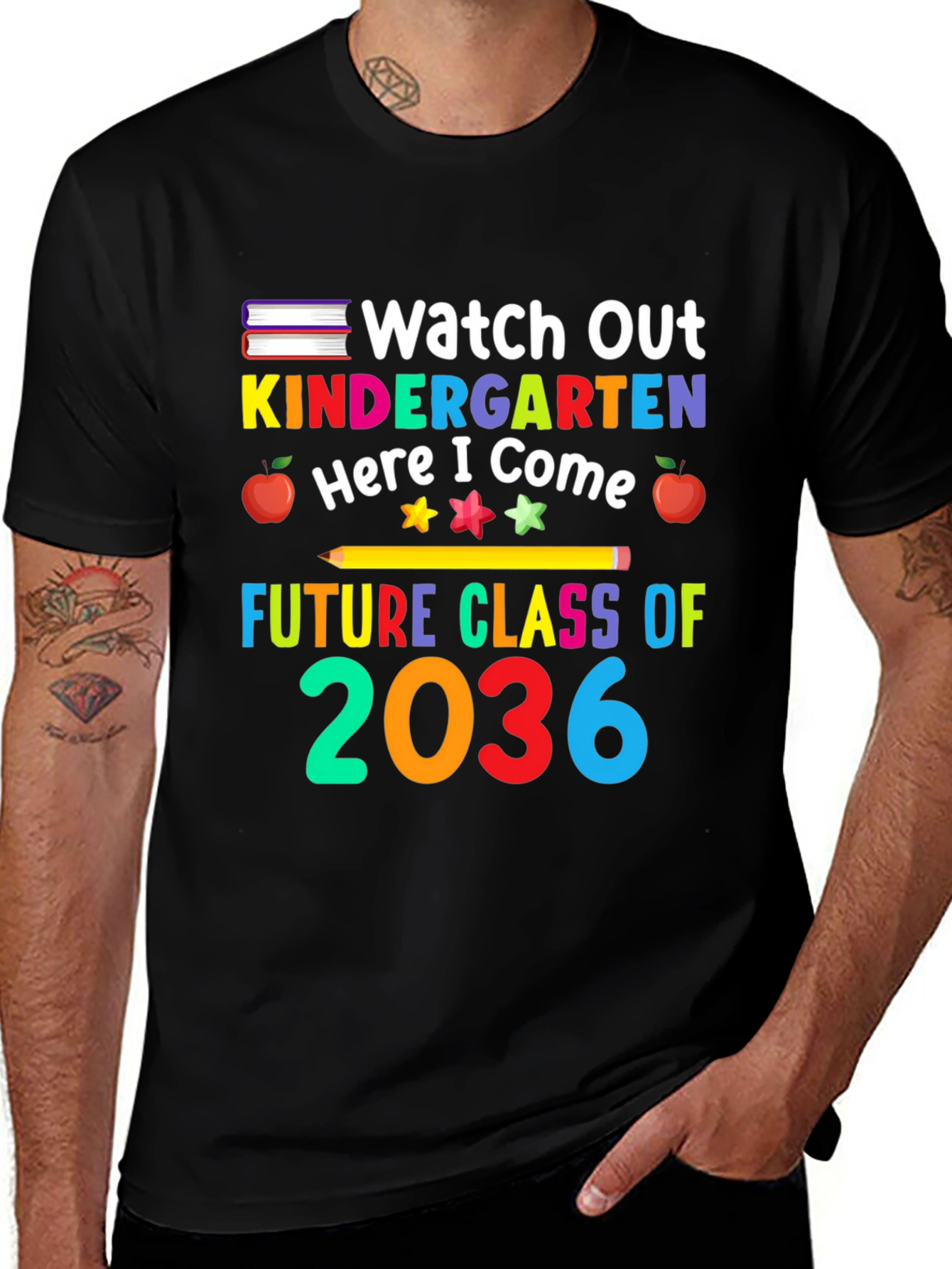 Variant 8 of Future Class of 2036 Kindergarten T-Shirt