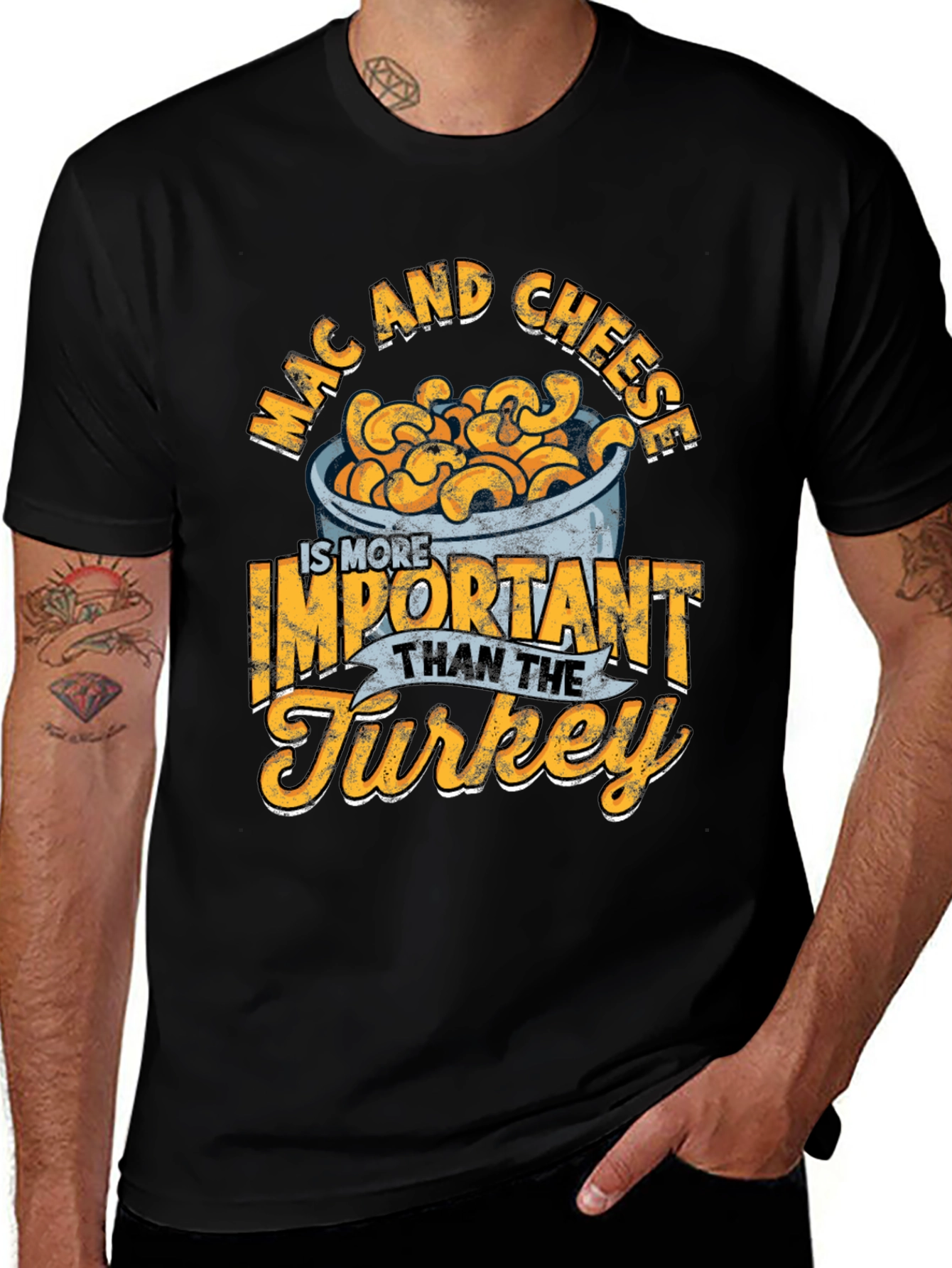 Variant 27 of Mac and Cheese > Turkey Graphic Tee