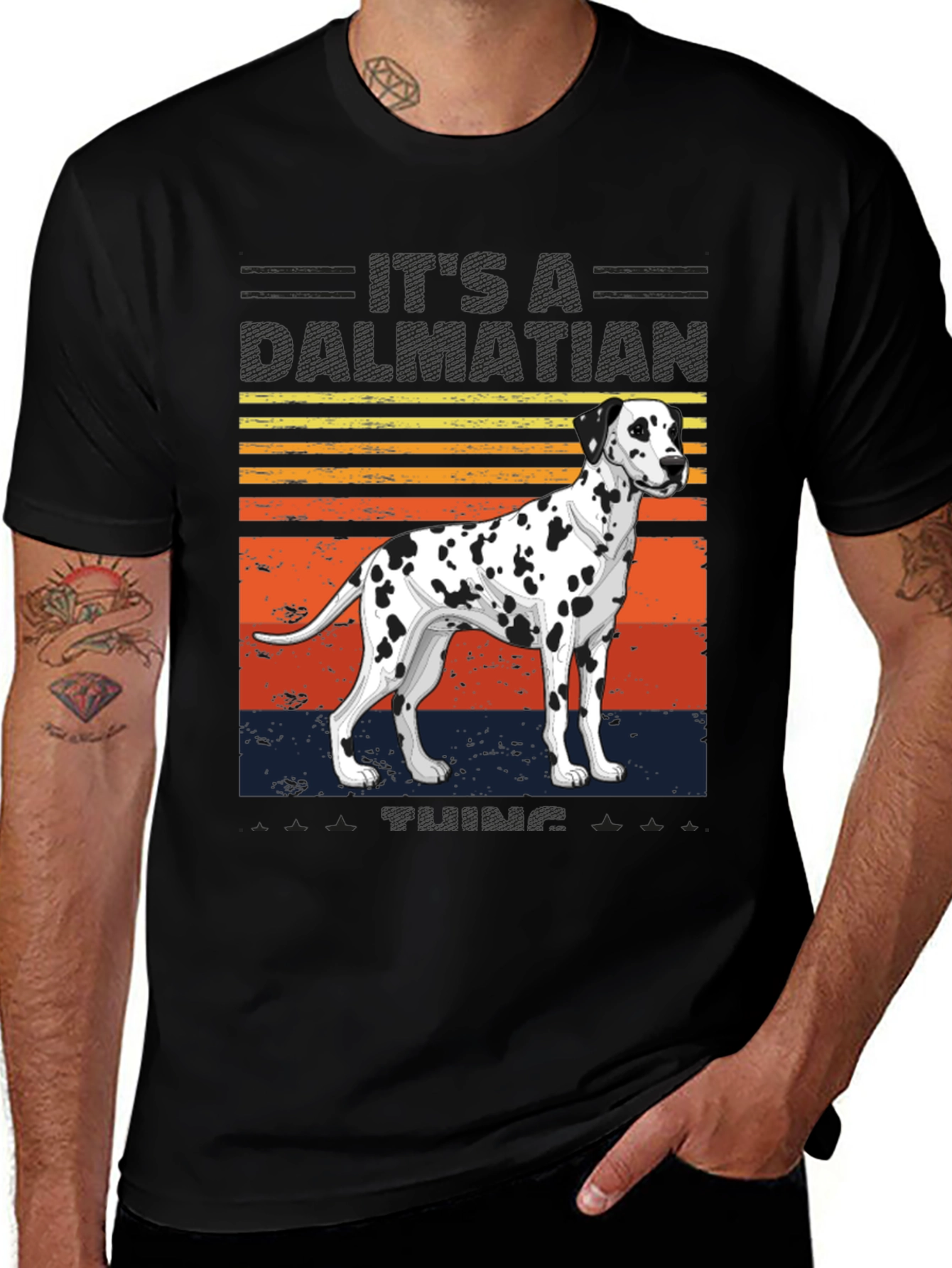 Dalmatian Sunset Graphic Tee