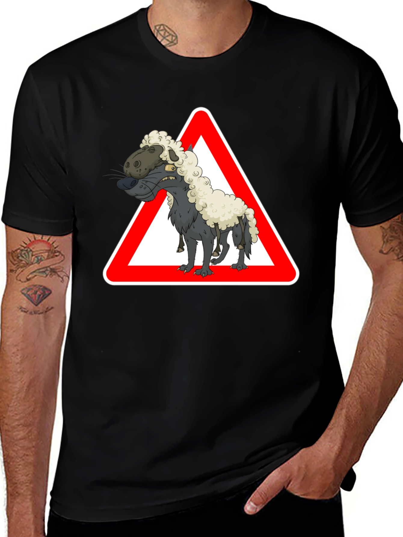 Variant 30 of Wolf in Sheep's Clothing Graphic Tee