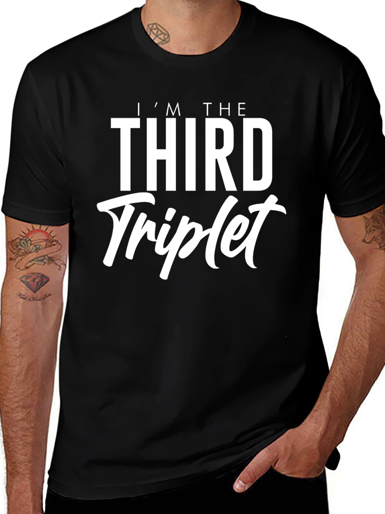 Variant 4 of Third Triplet T-Shirt - Humorous Family Tee