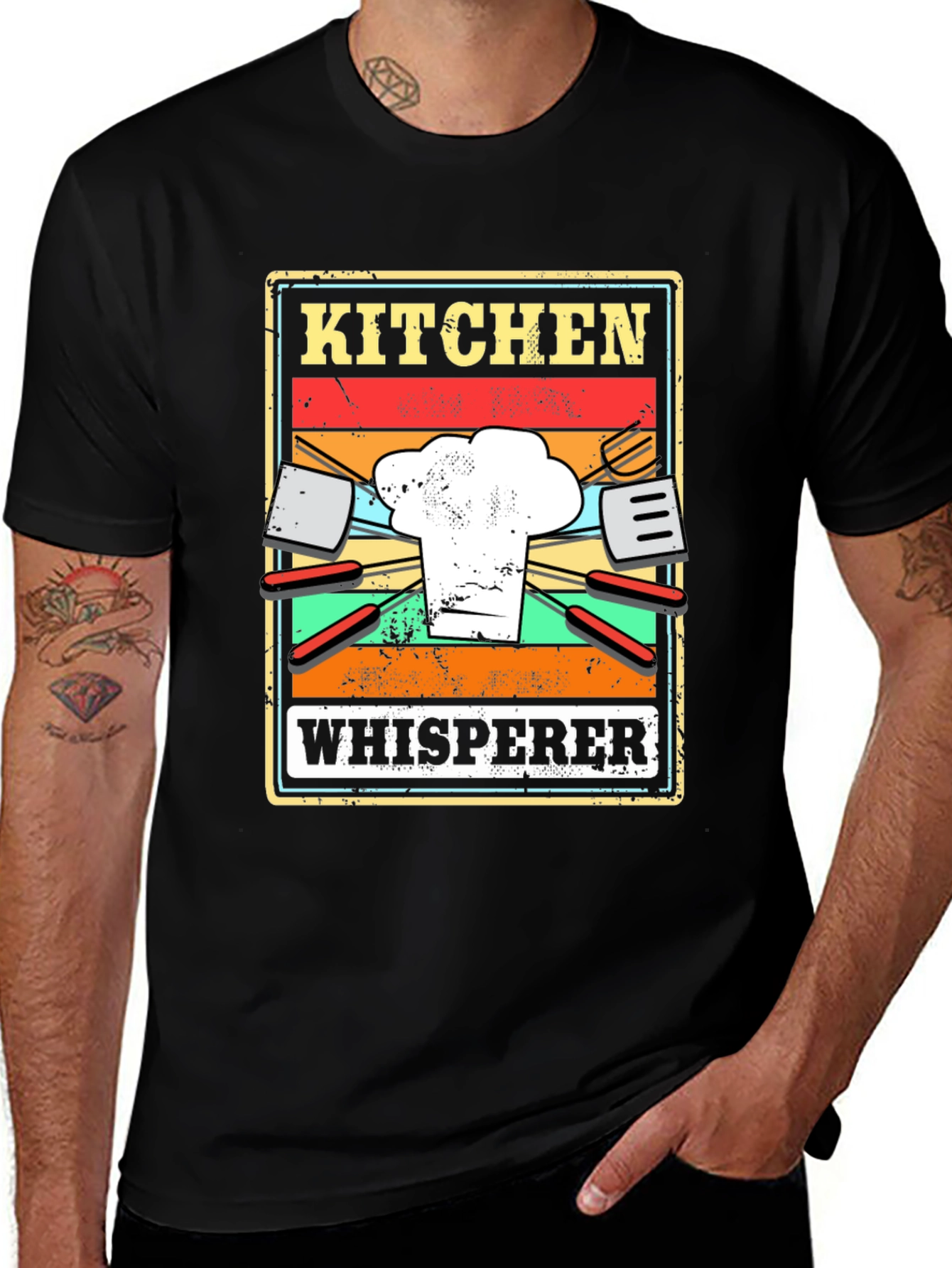 Variant 22 of Kitchen Whisperer Graphic T-Shirt - Chef Cook Gift