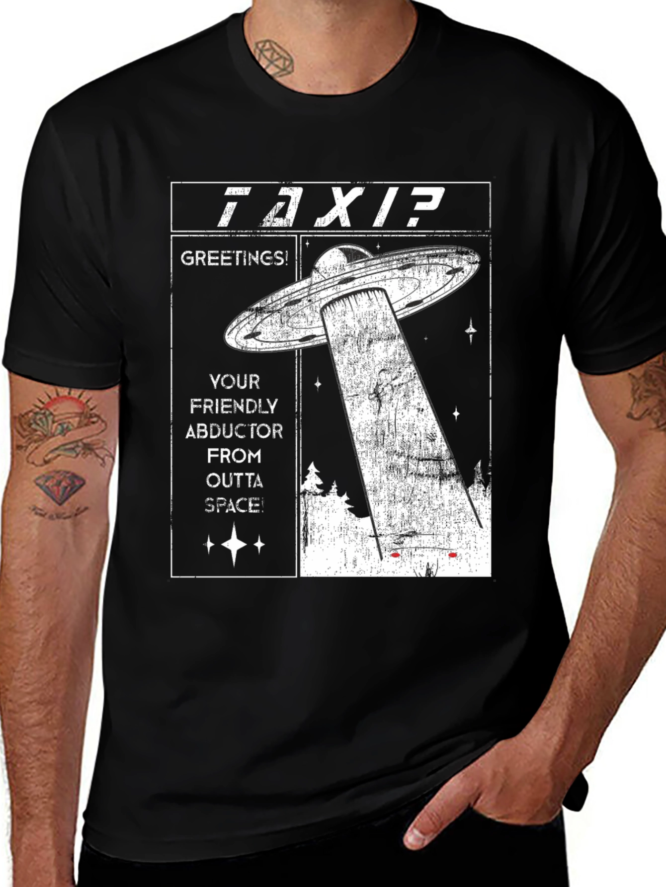 Variant 18 of Outta Space Abduction T-Shirt