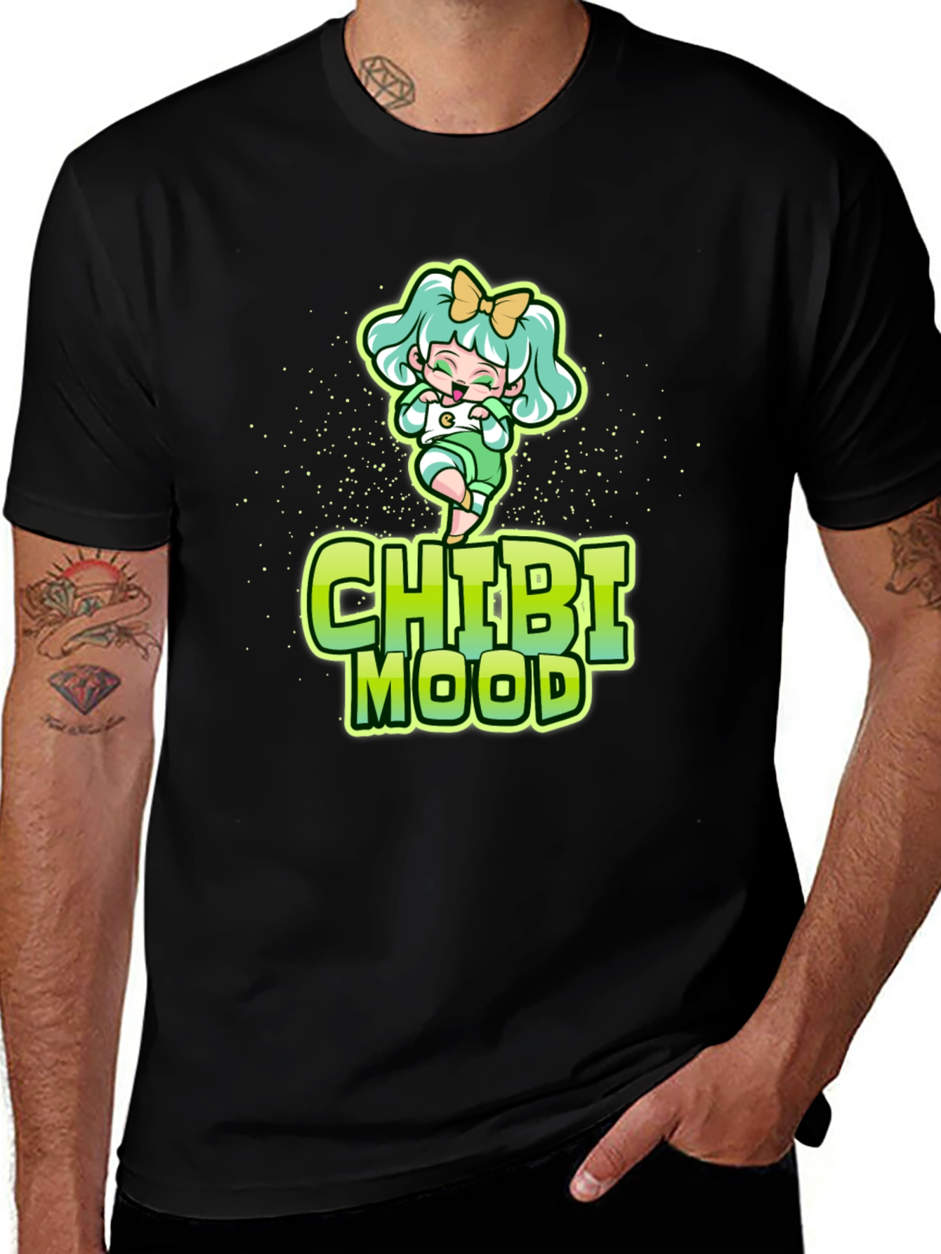 Variant 3 of Chibi Mood Graphic Tee