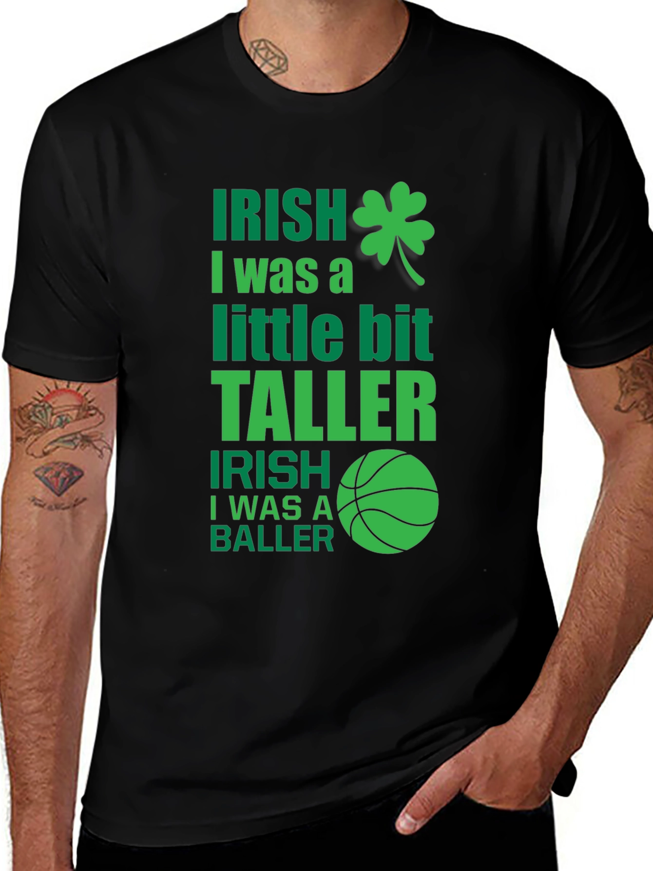 Variant 25 of Irish Taller Baller Men's Graphic Tee