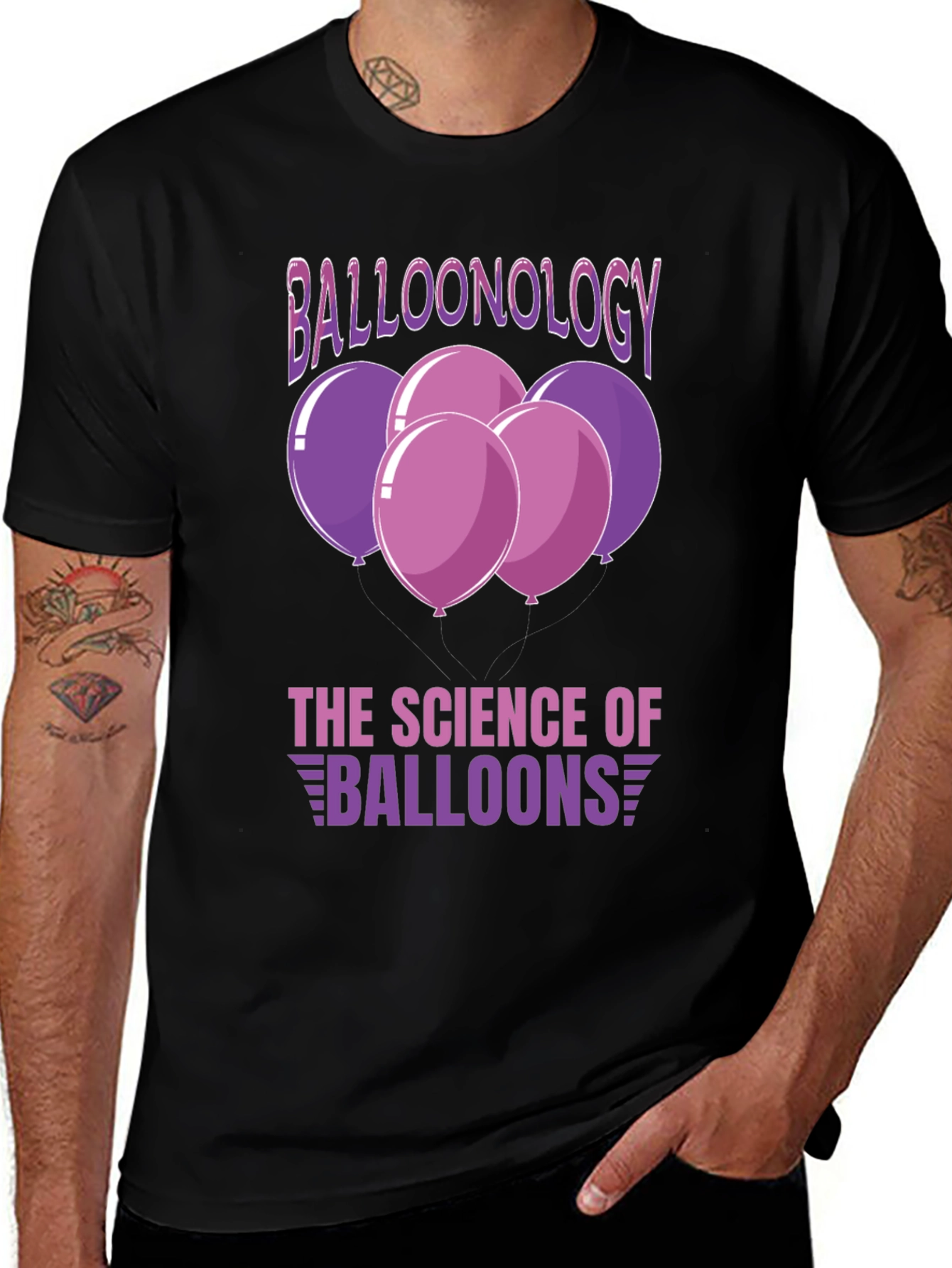 Variant 19 of Balloonology Graphic Tee - Science of Balloons T-Shirt