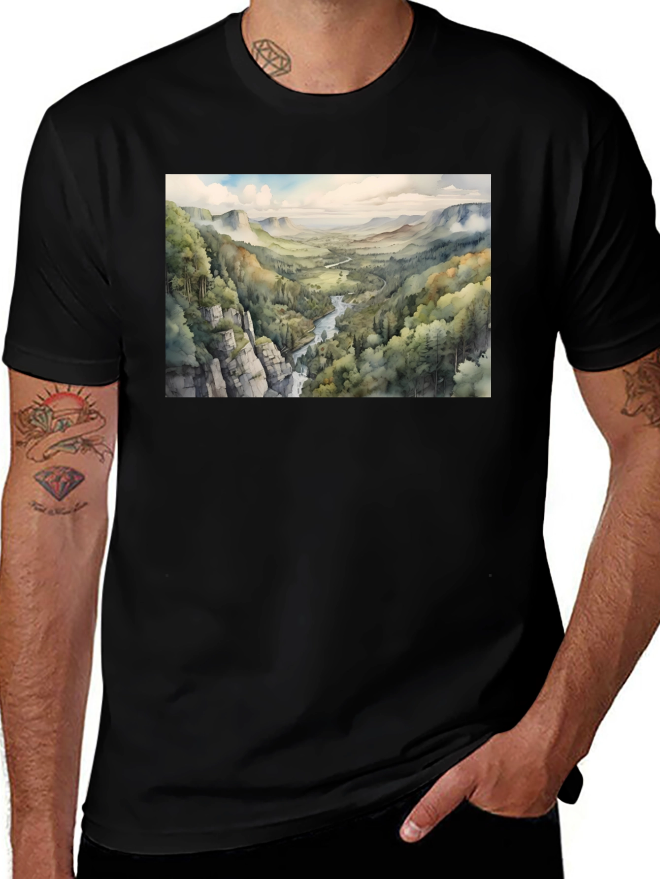 Scenic Valley View T-Shirt
