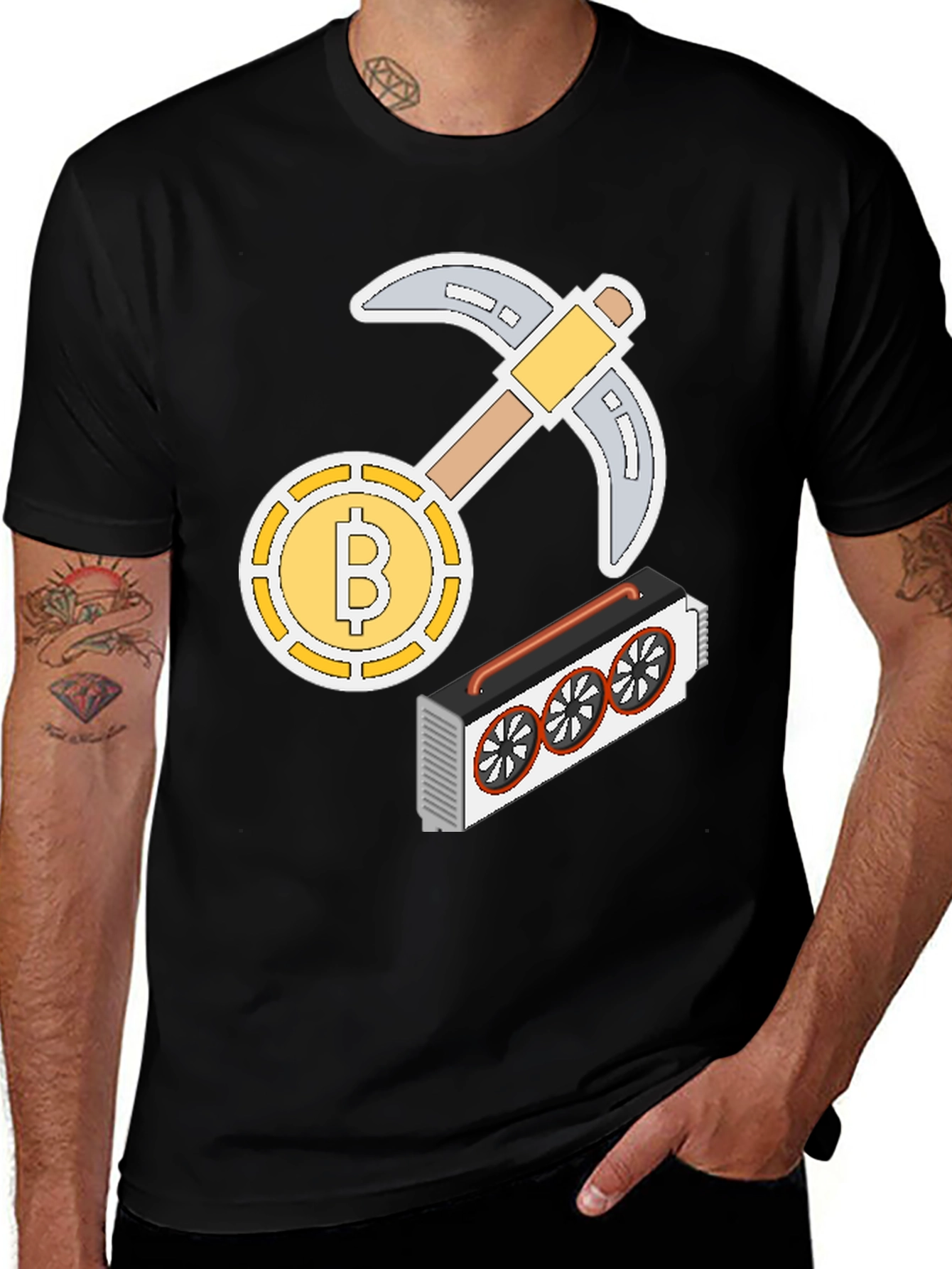 Bitcoin Mining T-Shirt - Cryptocurrency Miner Apparel
