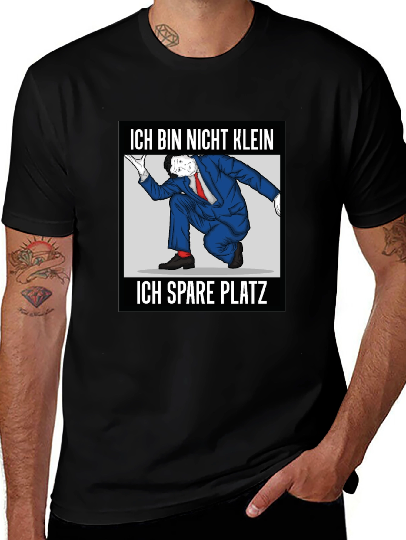 Variant 8 of Ich Bin Nicht Klein I Spare Platz T-Shirt