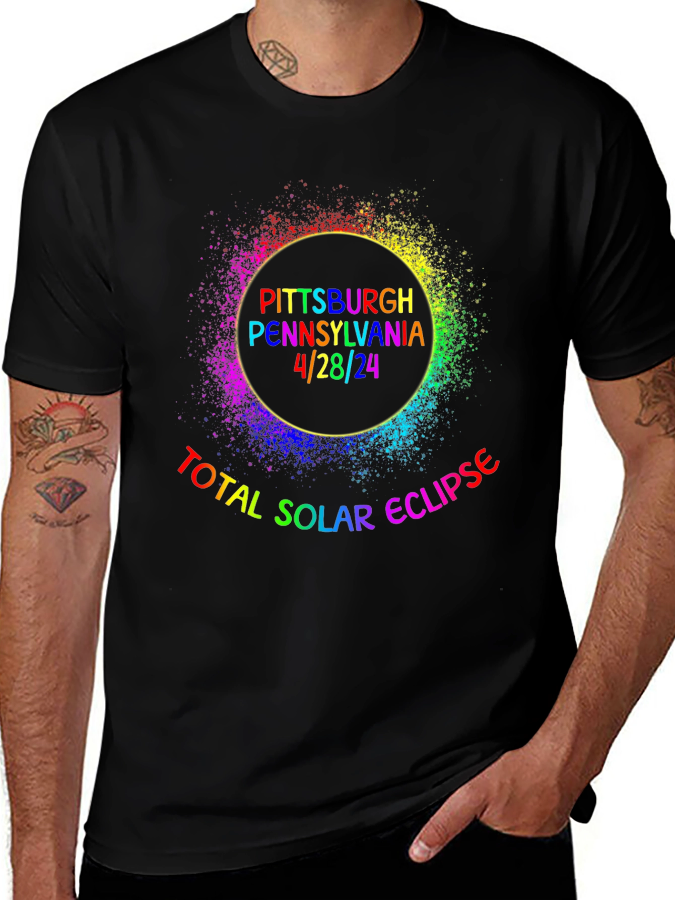 Pittsburgh Total Solar Eclipse April 28 2024 T-Shirt