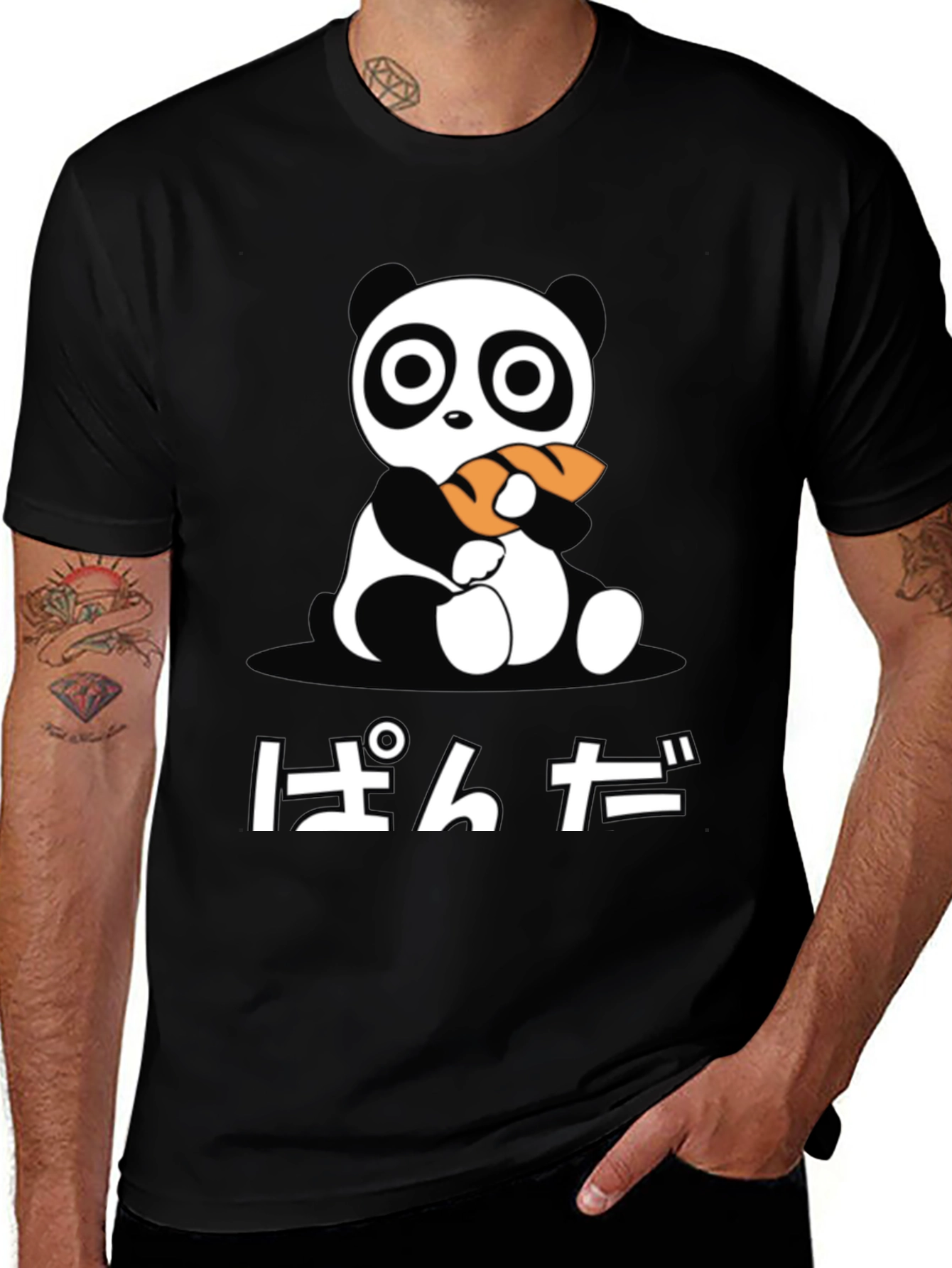 Variant 14 of Cute Panda Graphic T-Shirt - Japanese Design
