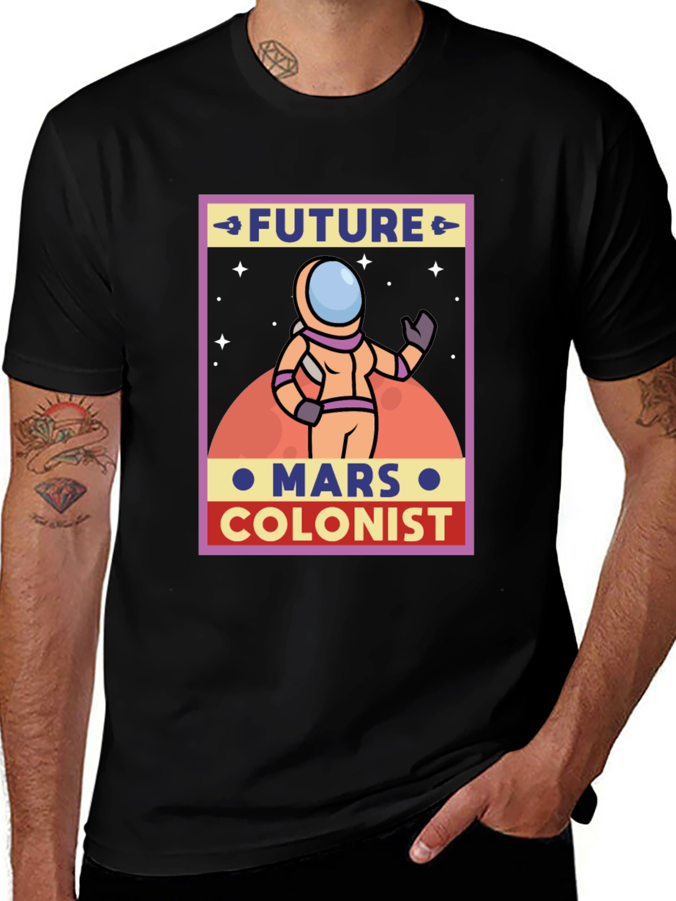 Variant 20 of Future Mars Colonist Graphic T-Shirt