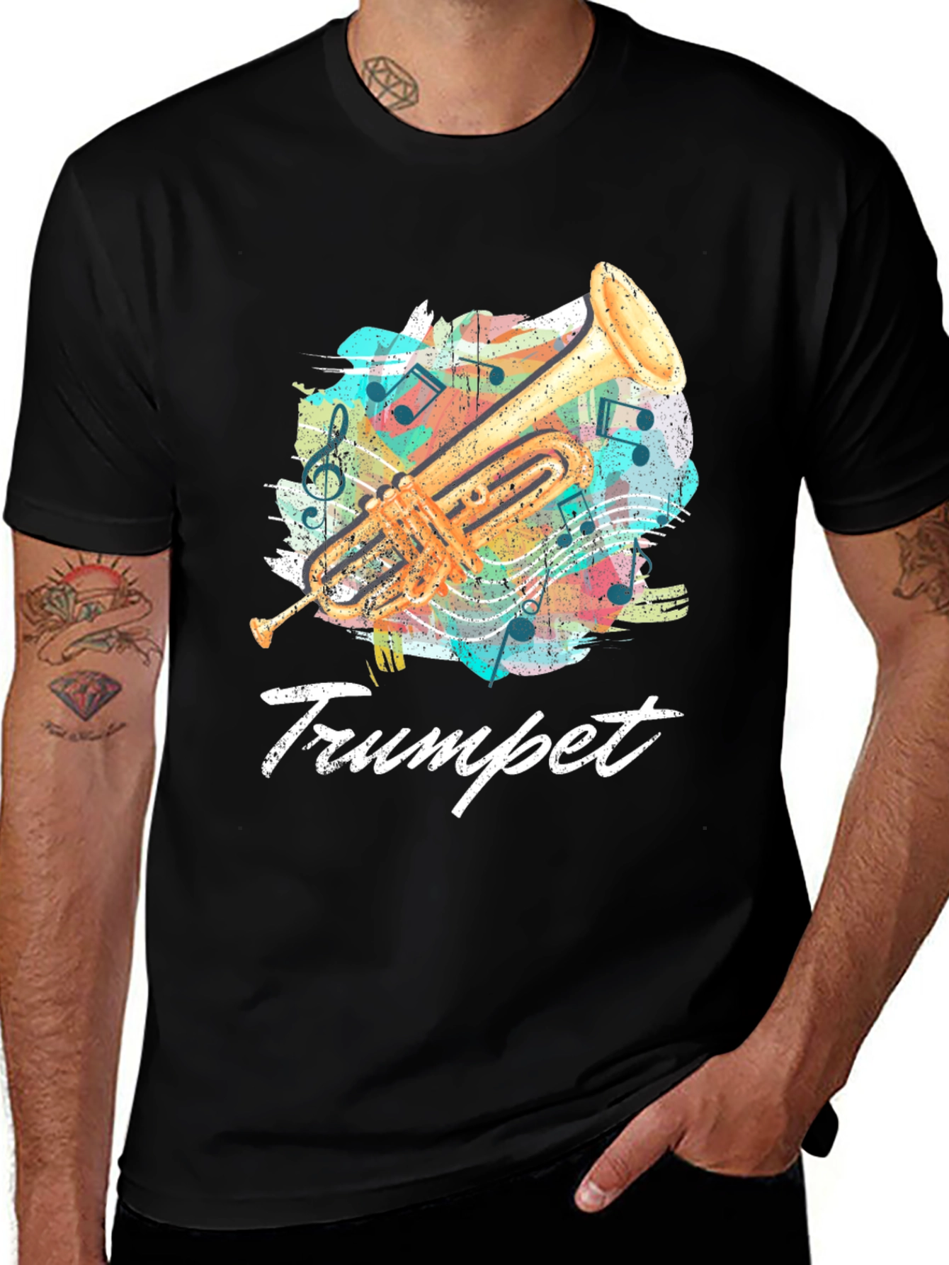 Variant 27 of Trumpet Music T-Shirt - Band Instrument Tee
