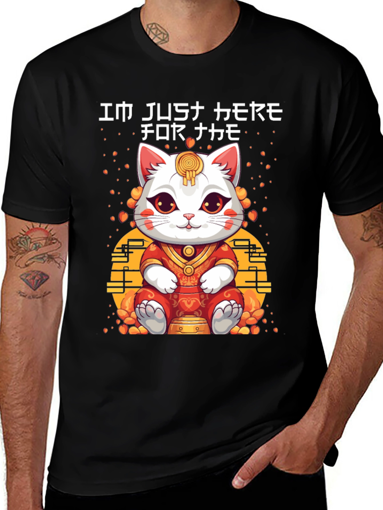Variant 6 of I'm Just Here for the Neko T-Shirt