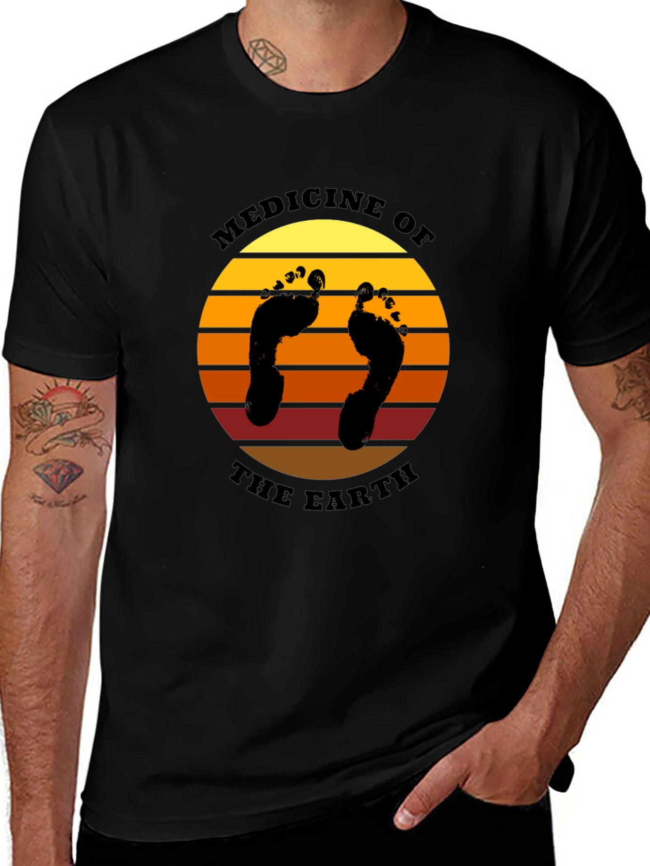 Black Medicine of the Earth Graphic Tee main image