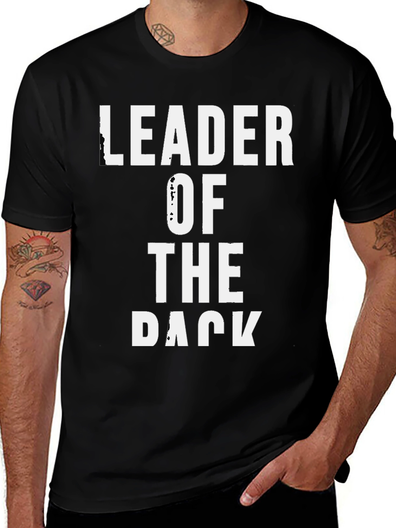Variant 16 of Leader Of The Pack Black Graphic T-Shirt