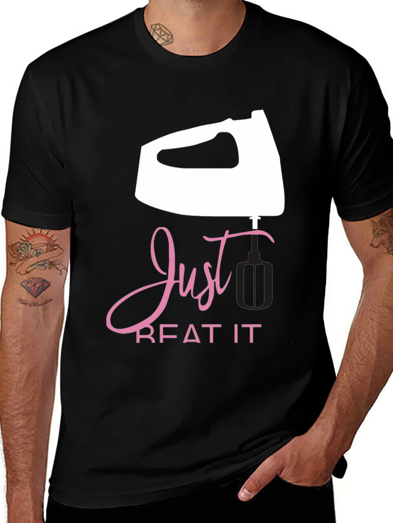 Variant 3 of Just Beat It T-Shirt - Funny Baking Tee