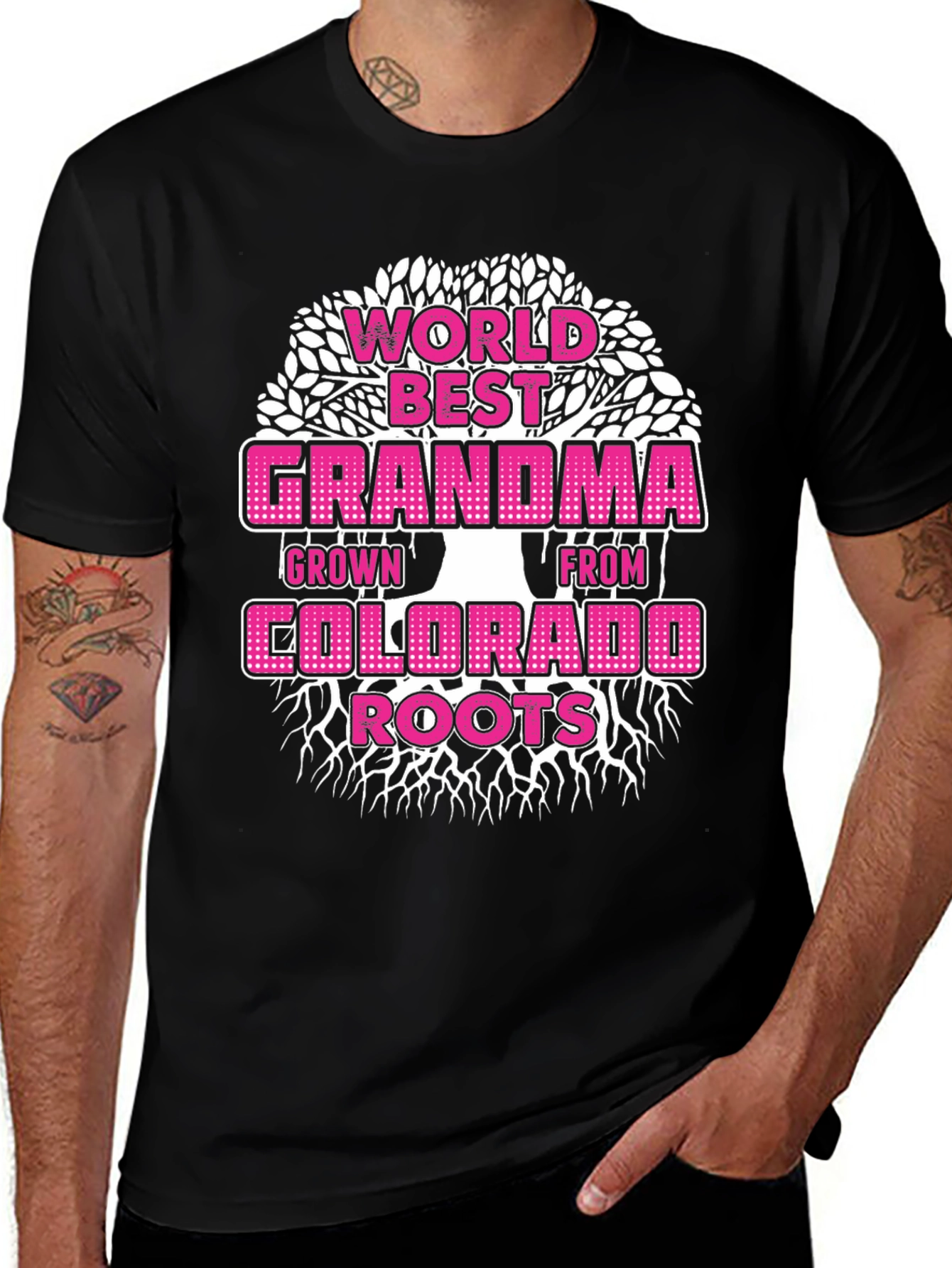 Variant 14 of World's Best Grandma Colorado Roots Tee