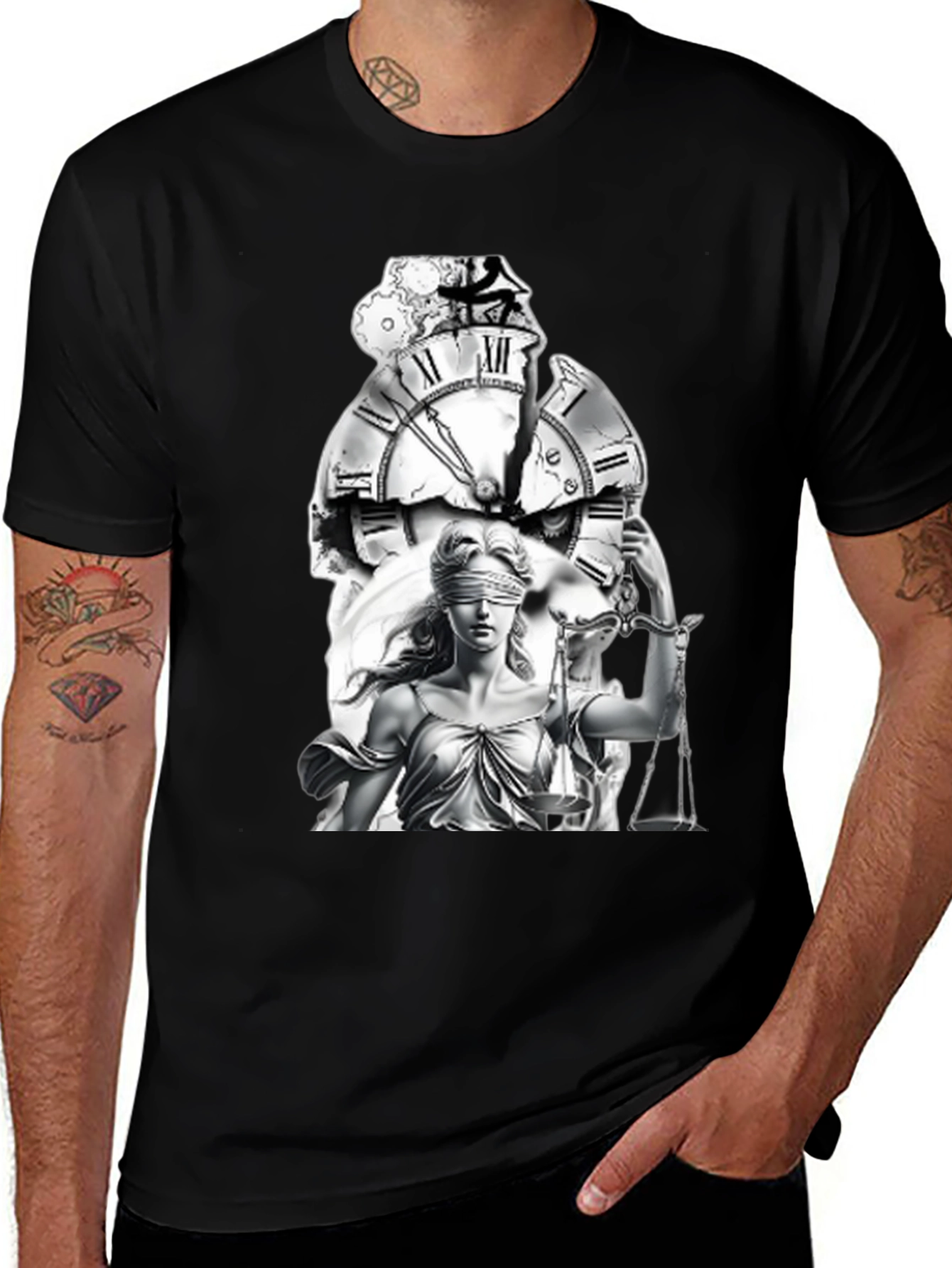 Justice & Time Graphic Tee - Unisex