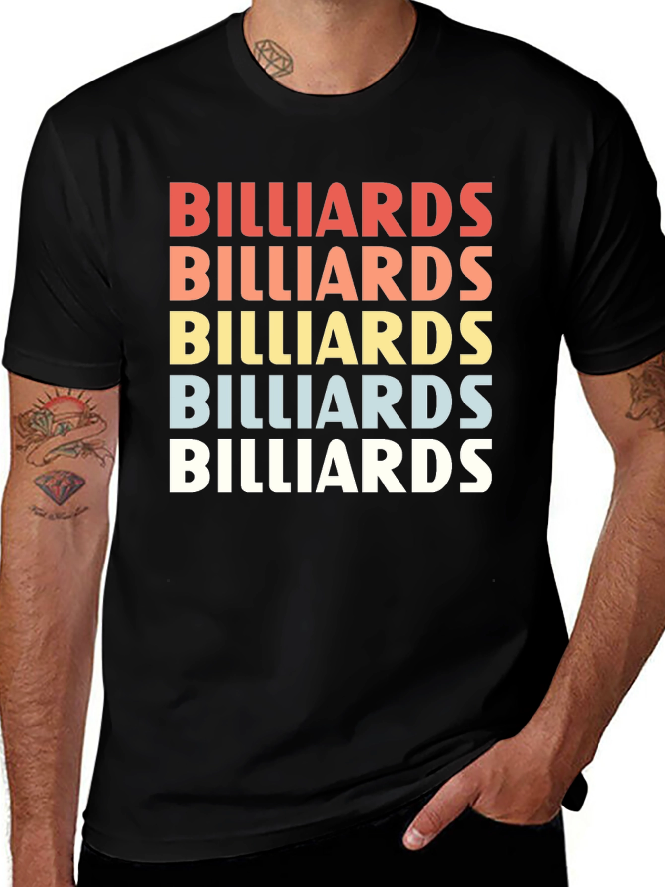 Variant 27 of Billiards Retro T-Shirt