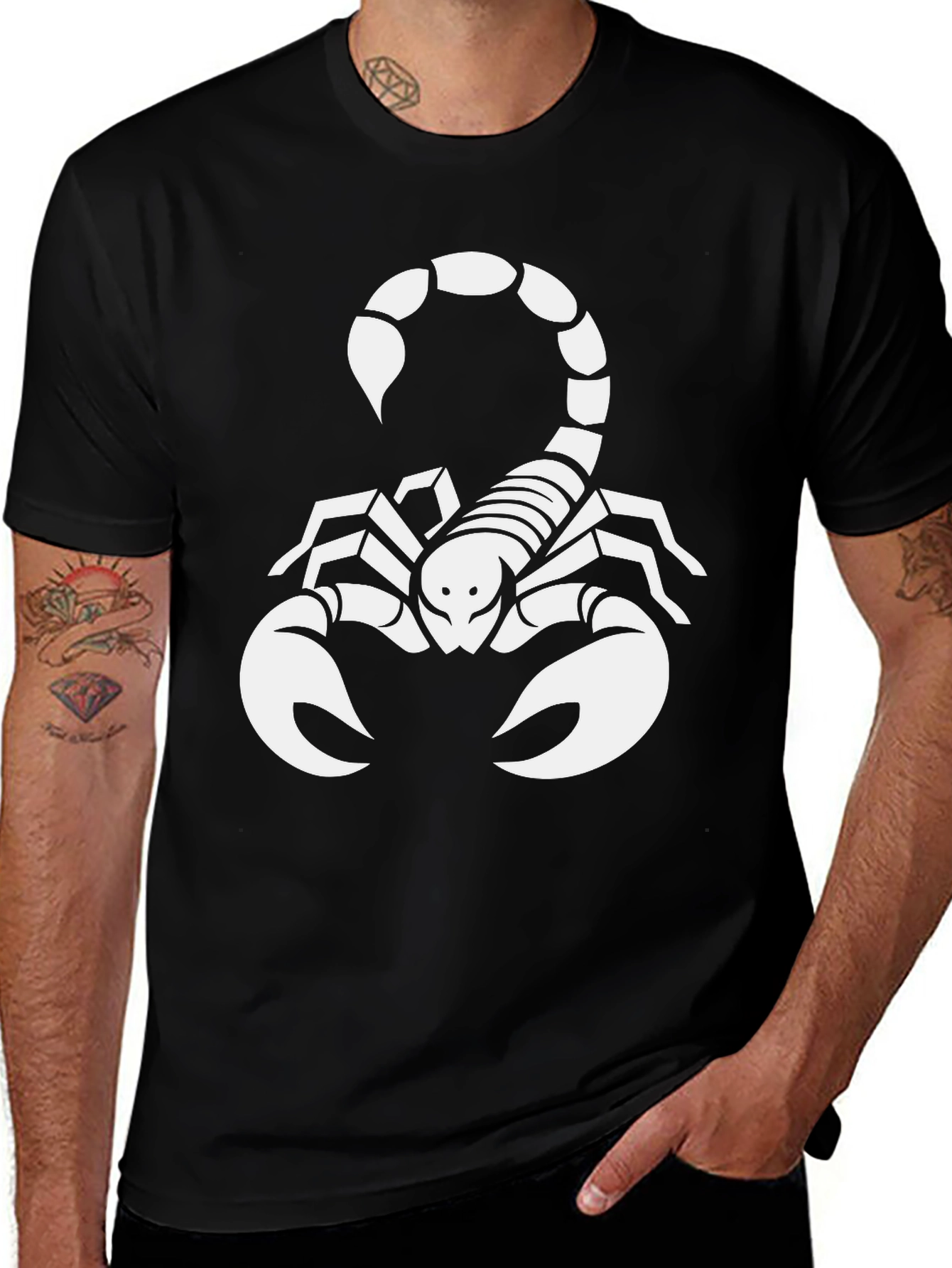 Scorpion Graphic Black T-Shirt