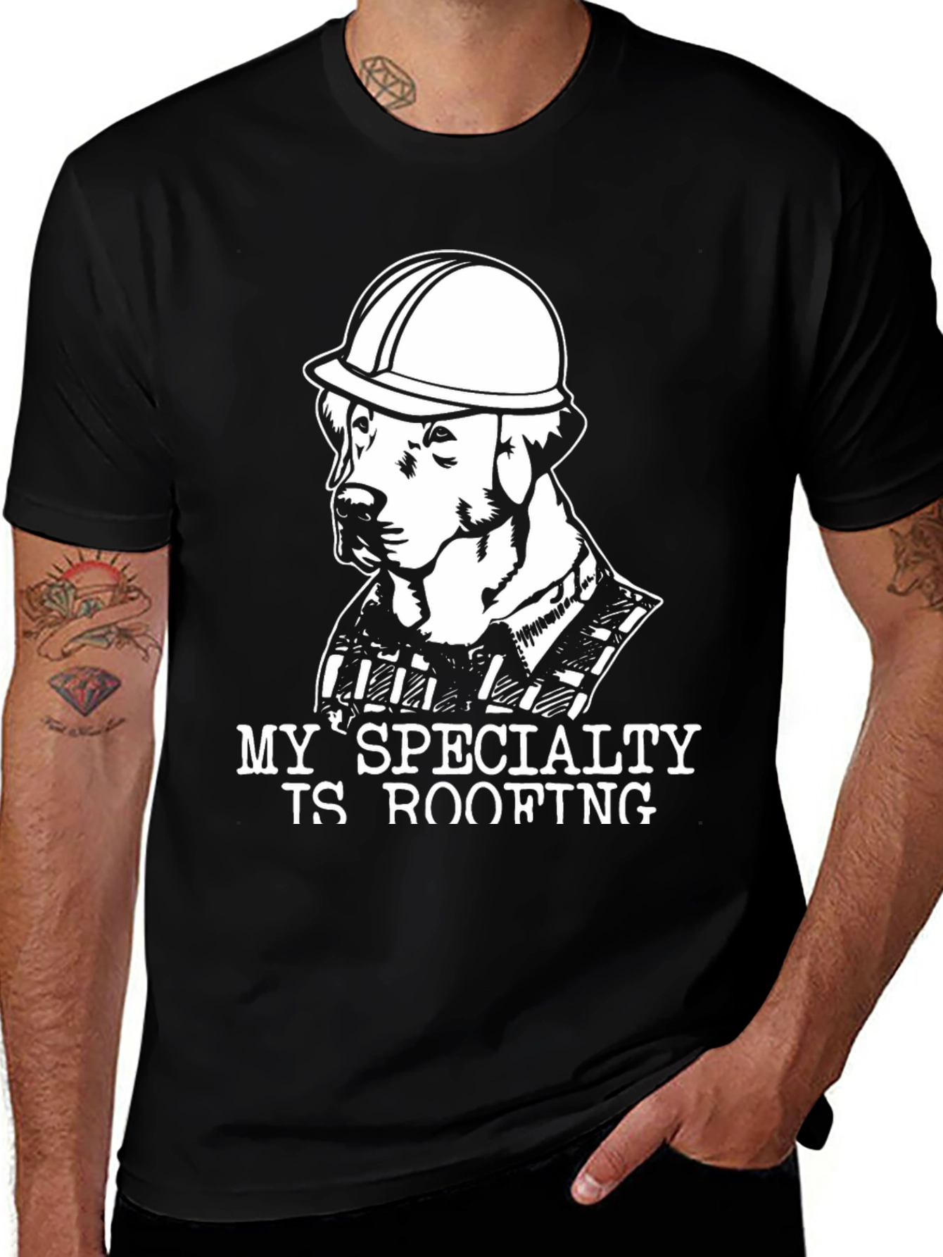 Variant 24 of My Specialty Is Roofing T-Shirt