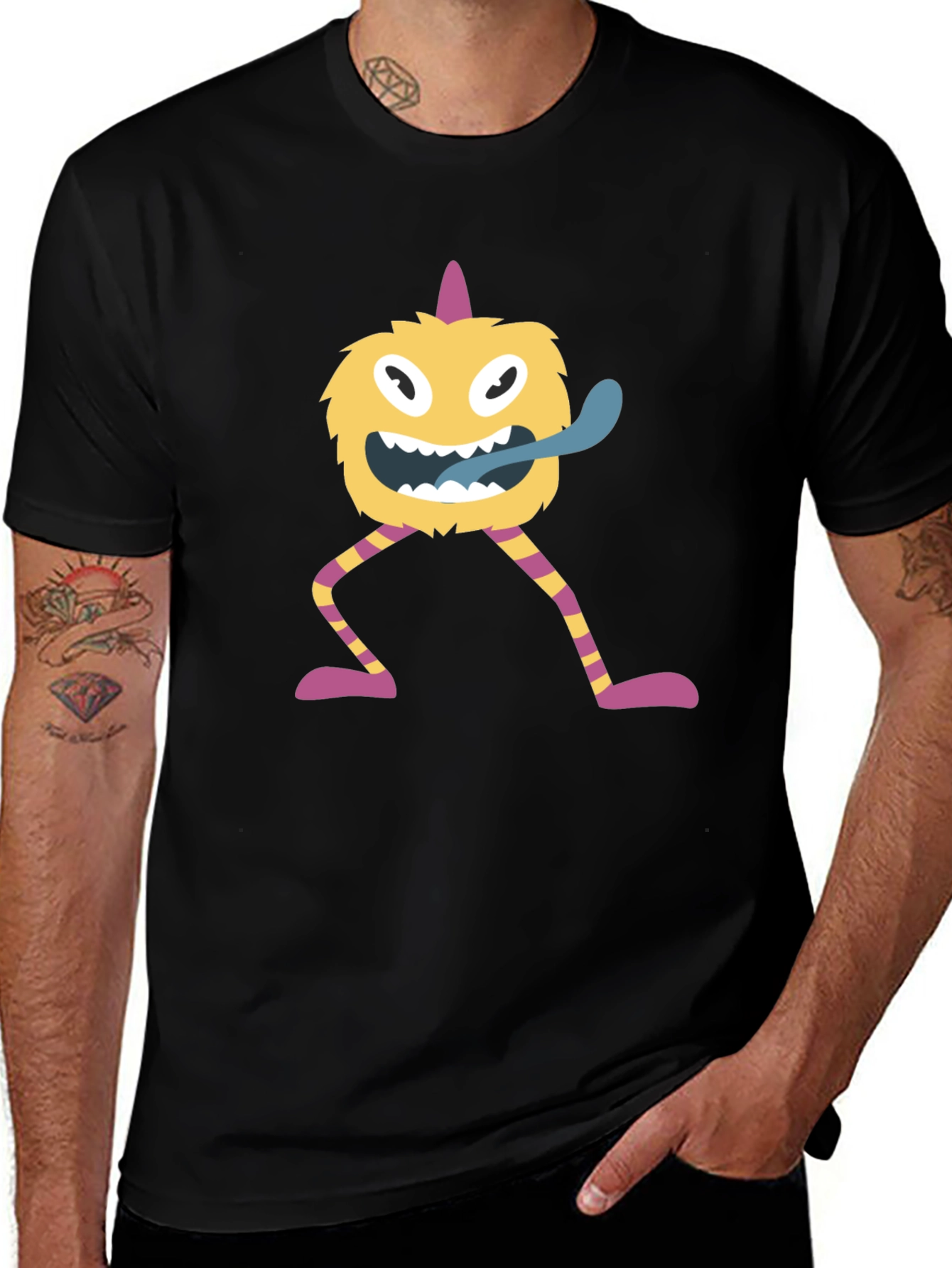 Variant 17 of Monster Graphic Tee - Fun & Unique Design
