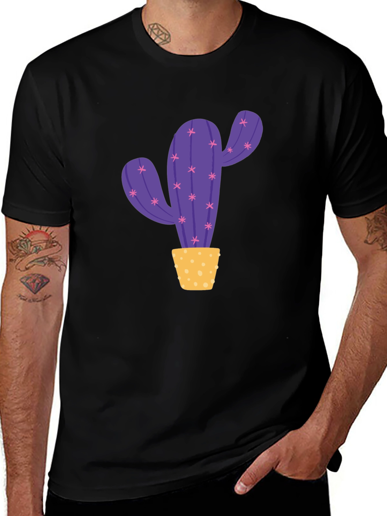 Variant 14 of Cactus Graphic Print T-Shirt