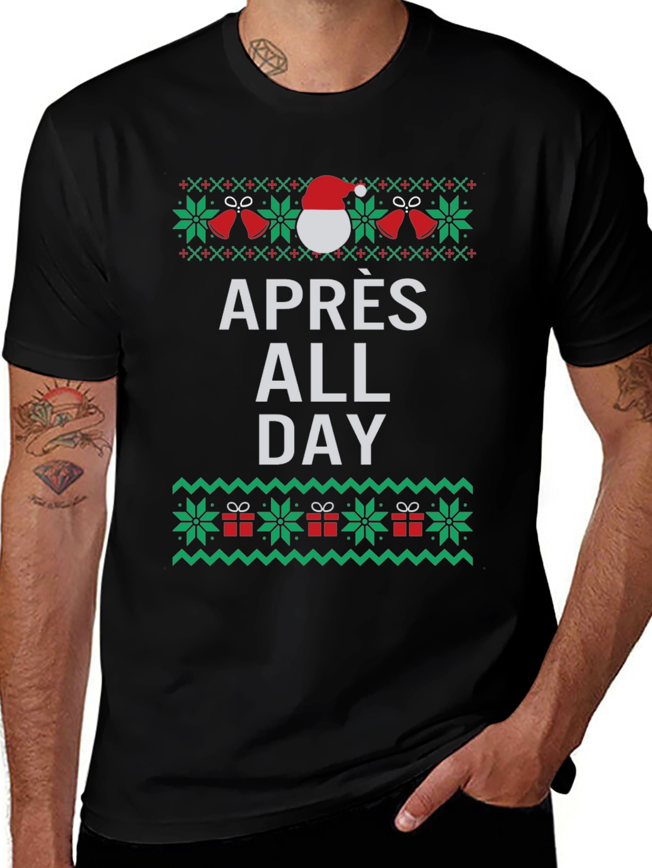 Apres All Day Ugly Christmas T-Shirt