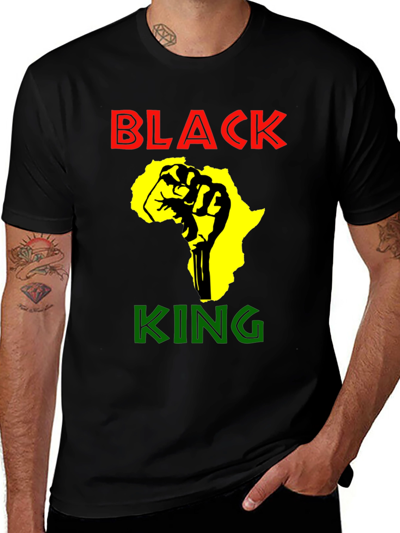 Variant 30 of Black King Graphic Print T-Shirt