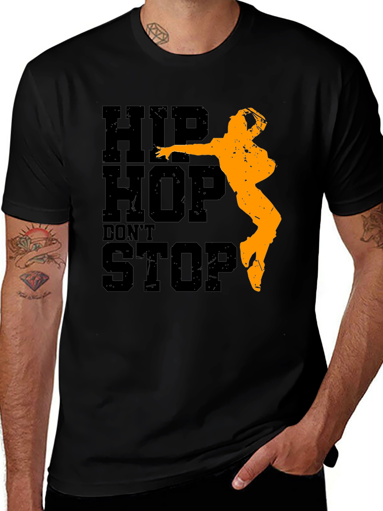 Variant 5 of Hip Hop Don't Stop Graphic T-Shirt