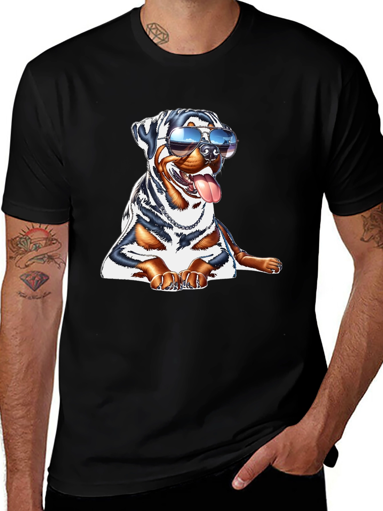 Cool Rottweiler Dog T-Shirt