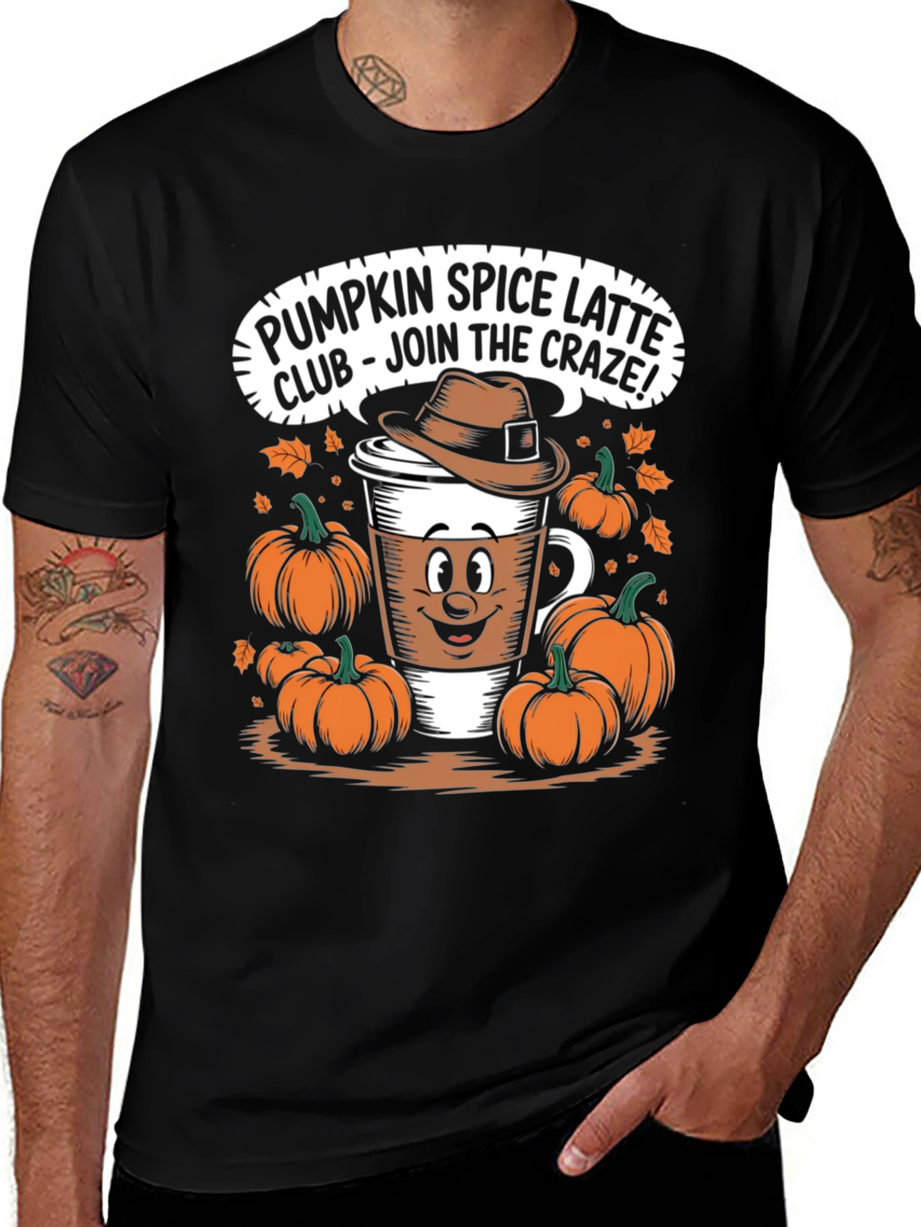 Variant 30 of Pumpkin Spice Latte Club T-Shirt