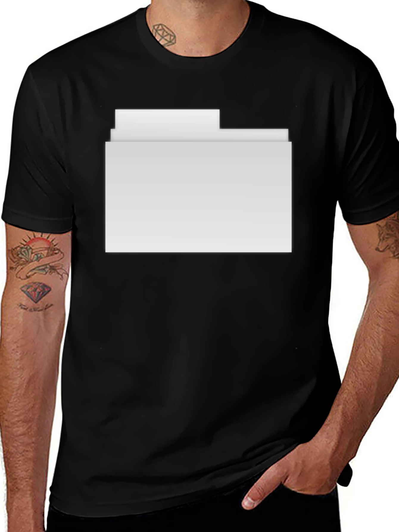 Variant 21 of Modern Folder Graphic Tee - Stylish Casual Wear