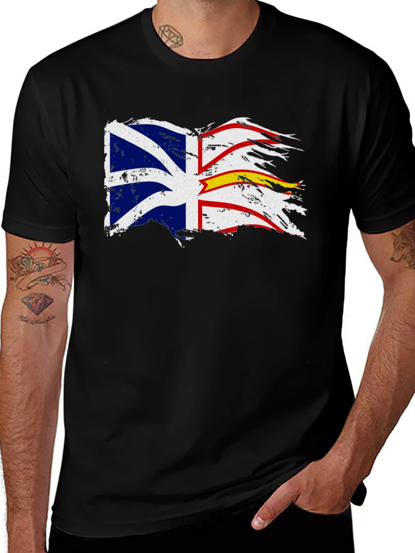 Variant 20 of Newfoundland Labrador Flag Tee