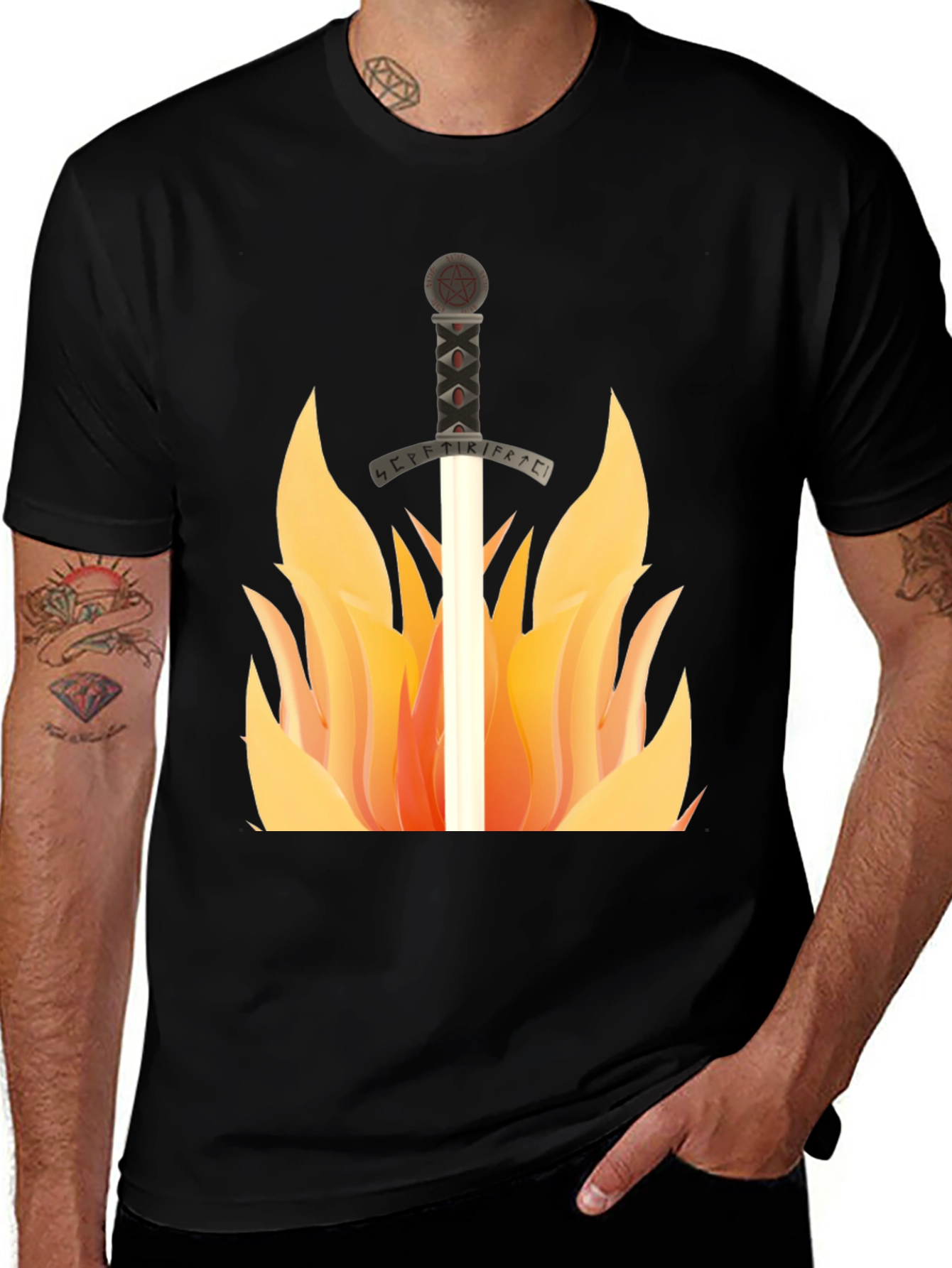 Mystic Fire Sword T-Shirt