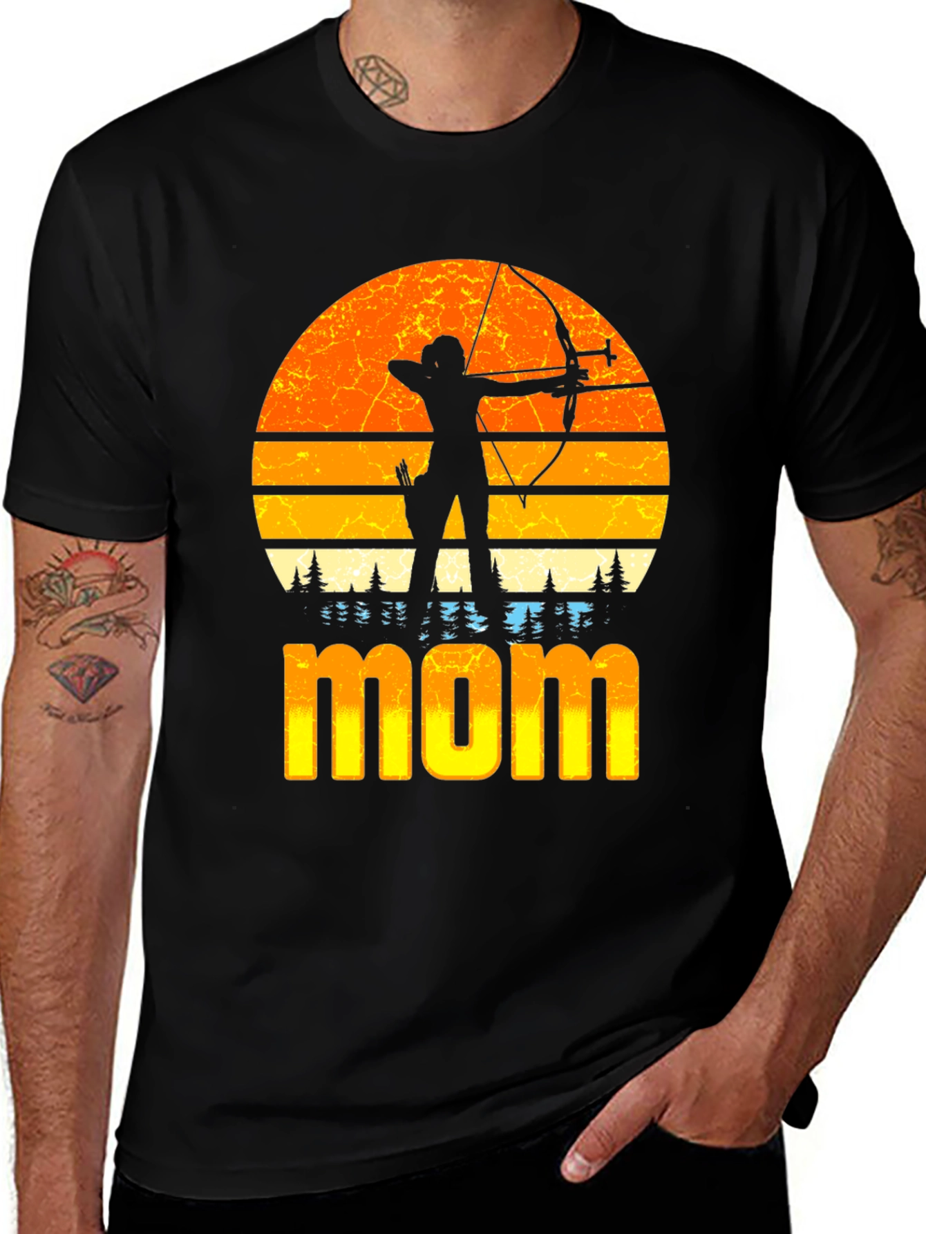 Variant 4 of Archery Mom T-Shirt