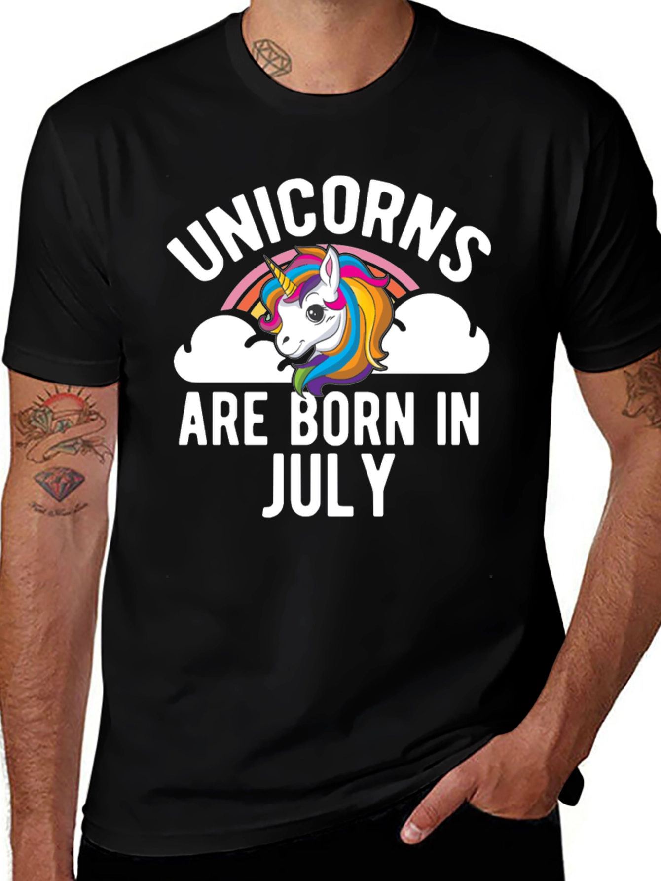 Unicorns Are Born in July T-Shirt