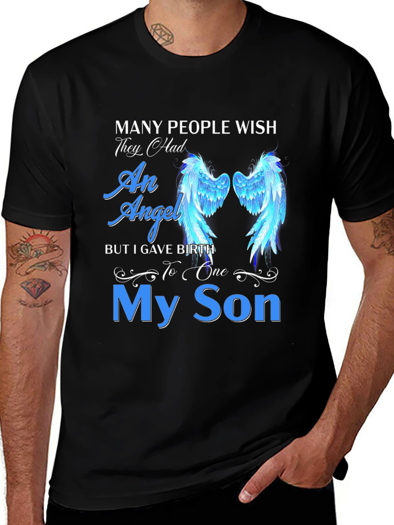 Variant 8 of My Son Angel Wings Graphic Tee