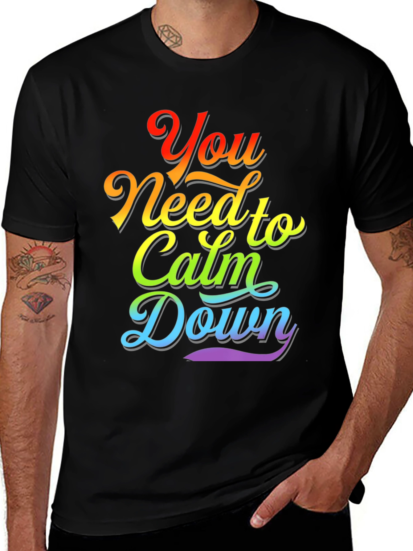 Variant 23 of You Need to Calm Down Graphic Tee