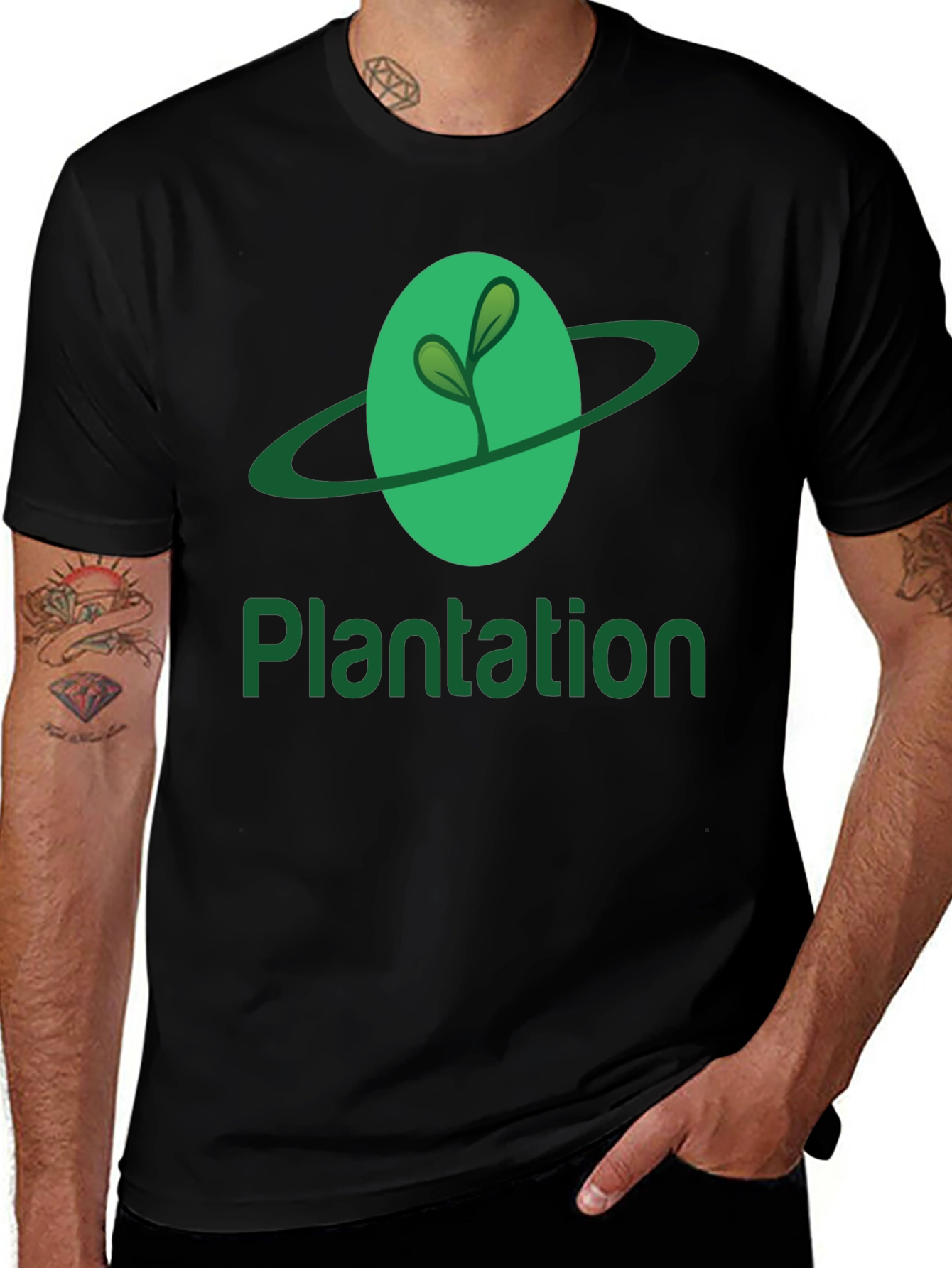 Variant 16 of Plantation Graphic T-Shirt - Organic Design