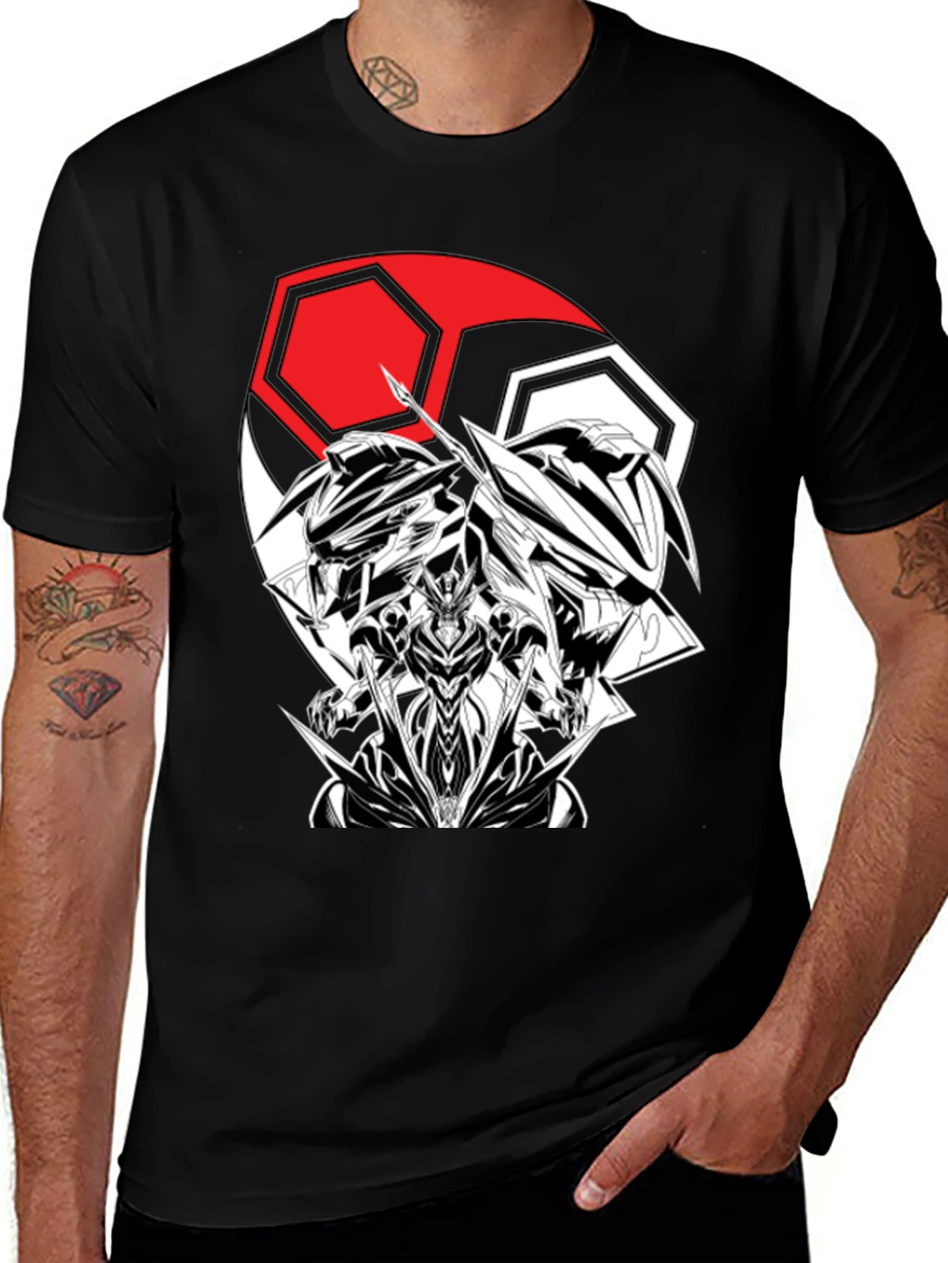 Variant 15 of Anime Robot Graphic Print T-Shirt